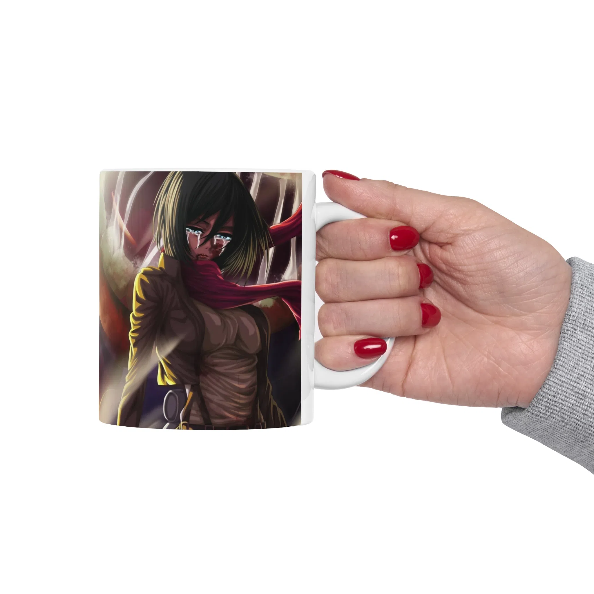 ماگ طرح انیمه اتک ان تایتان Attack on the Titan مدل NM2619 — تصویر 6
