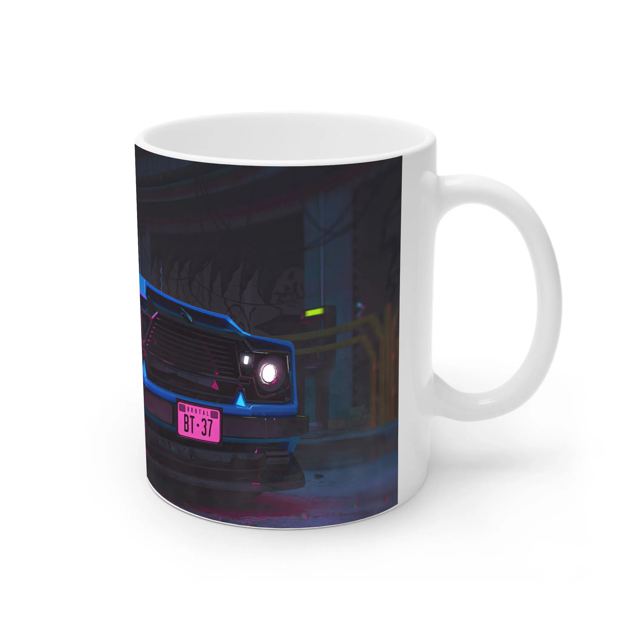 ماگ لیمینات طرح بازی سایبرپانک Cyberpunk 2077 Game کد NM6769 — تصویر 4