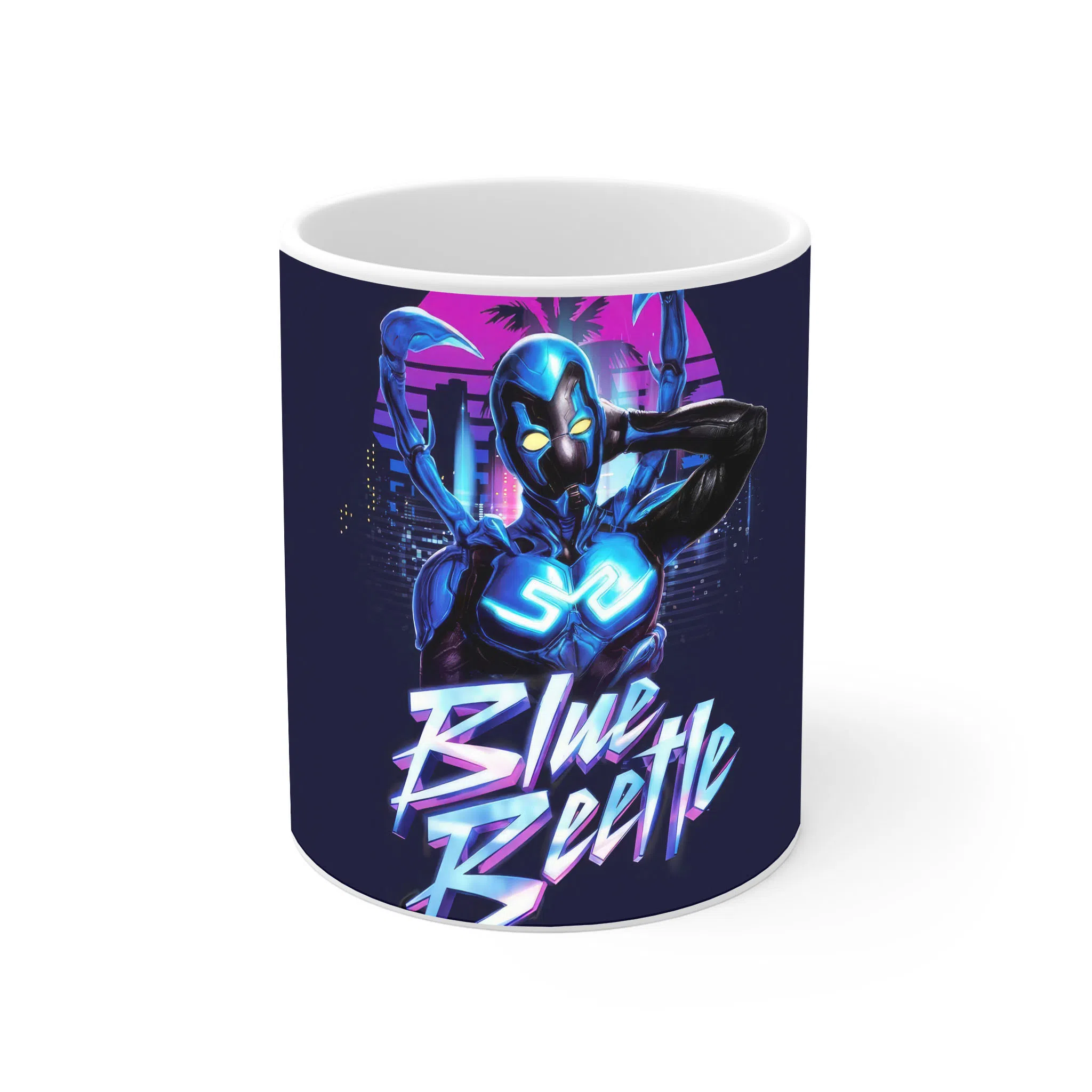 ماگ لیمینات طرح فیلم Blue Beetle کد NM11000