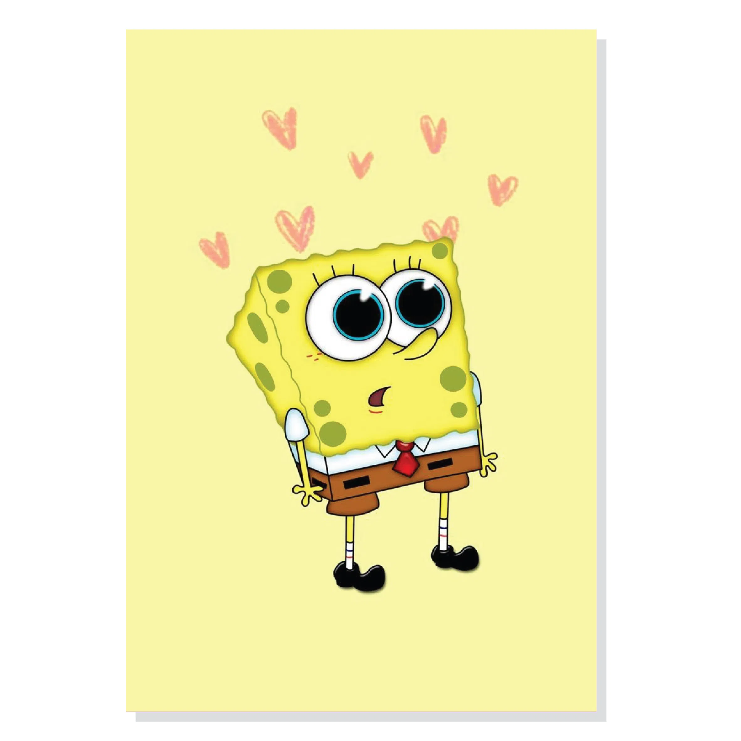 پوستر طرح انیمیشن باب اسفنجی شلوار مکعبی Sponge Bob Square Pants مدل M0374