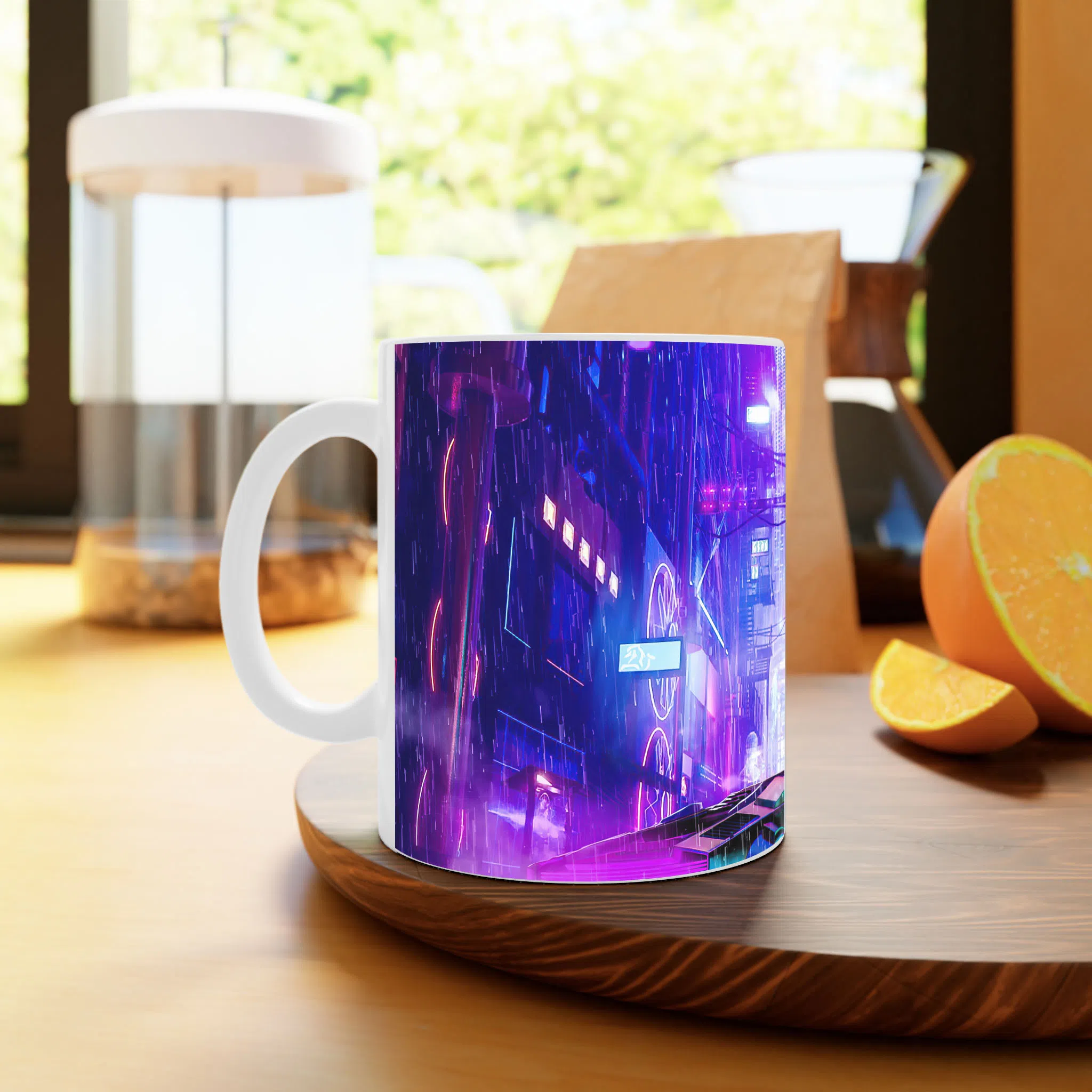 ماگ لیمینات طرح بازی سایبرپانک Cyberpunk 2077 Game کد NM6577 — تصویر 3