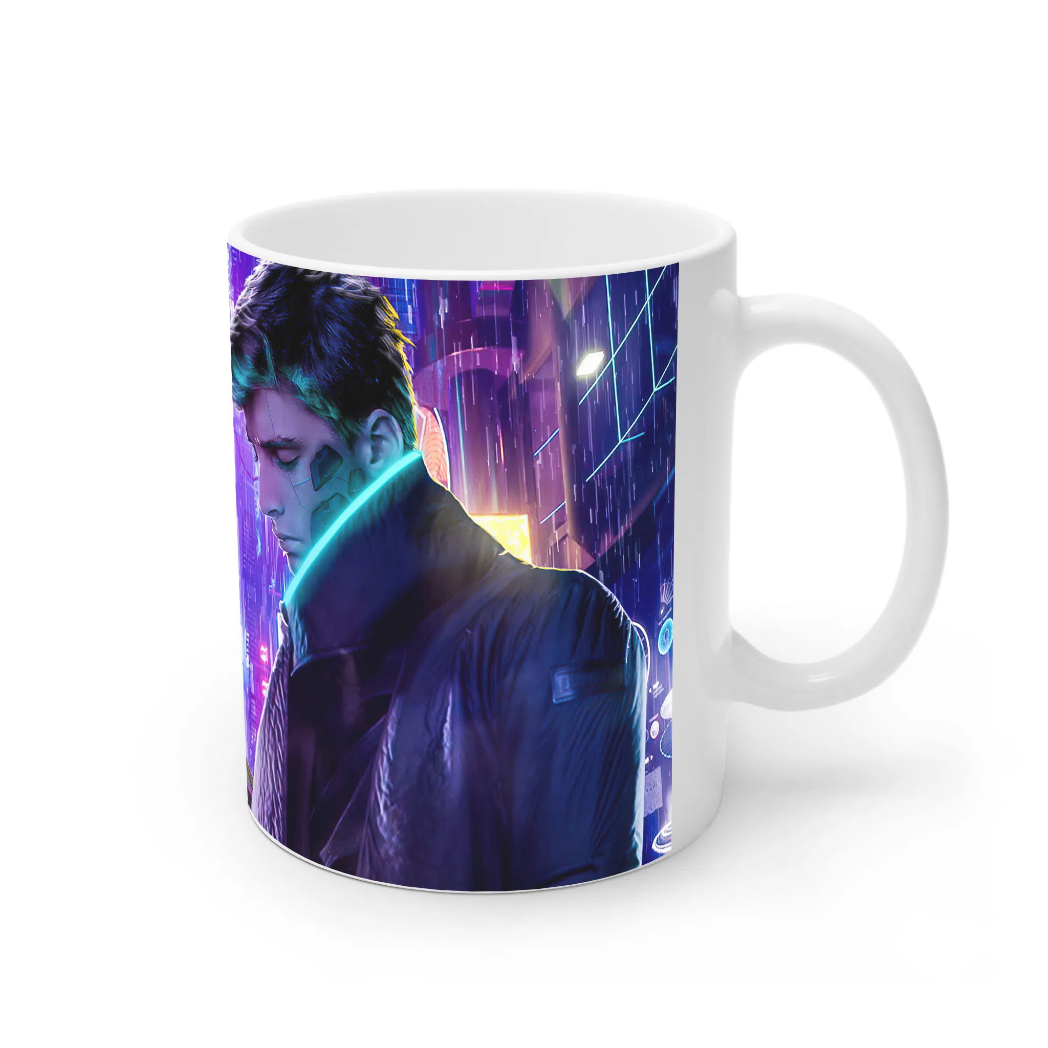 ماگ لیمینات طرح بازی سایبرپانک Cyberpunk 2077 Game کد NM6577 — تصویر 4