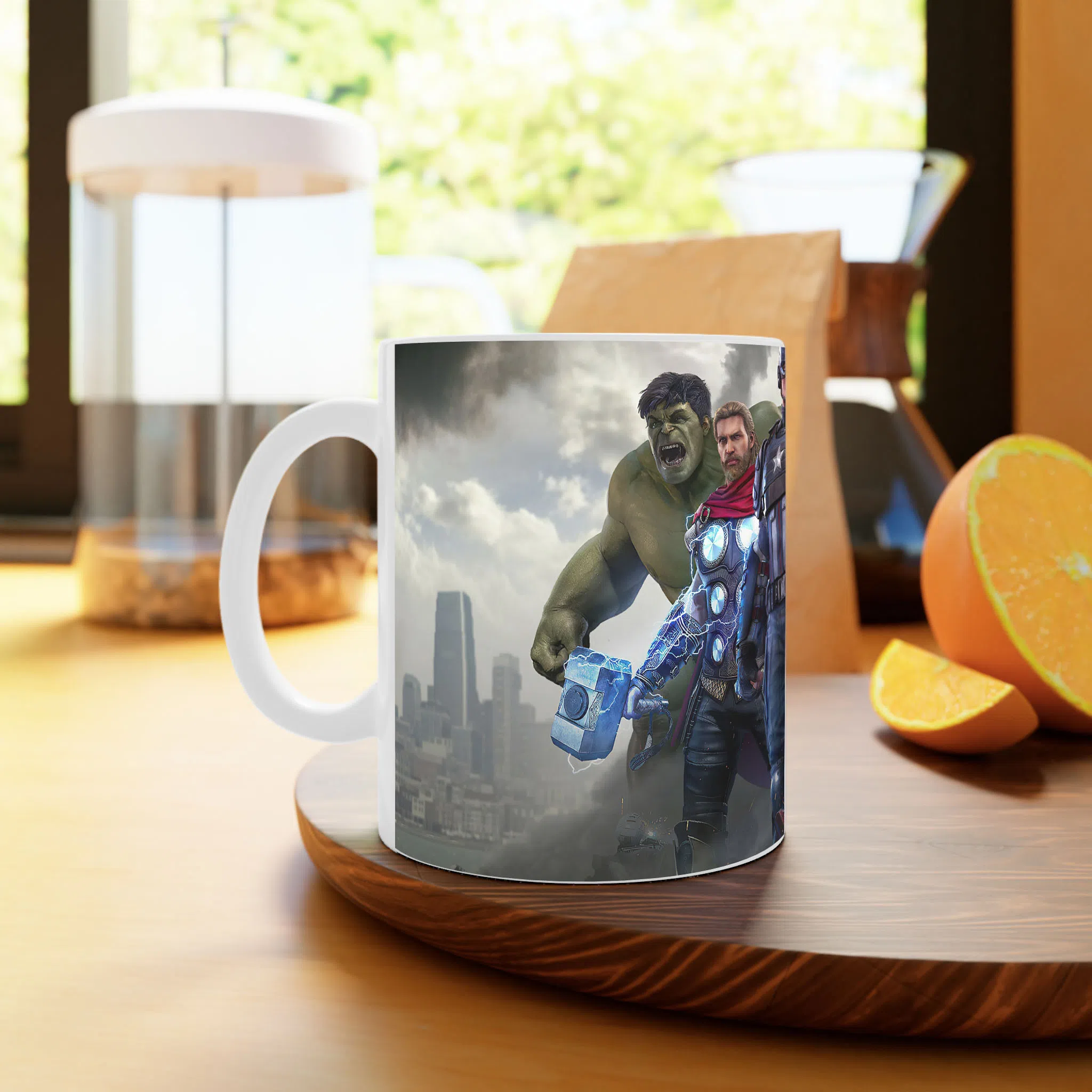 ماگ لیمینات طرح بازی Marvels Avengers Game کد NM8311 — تصویر 3