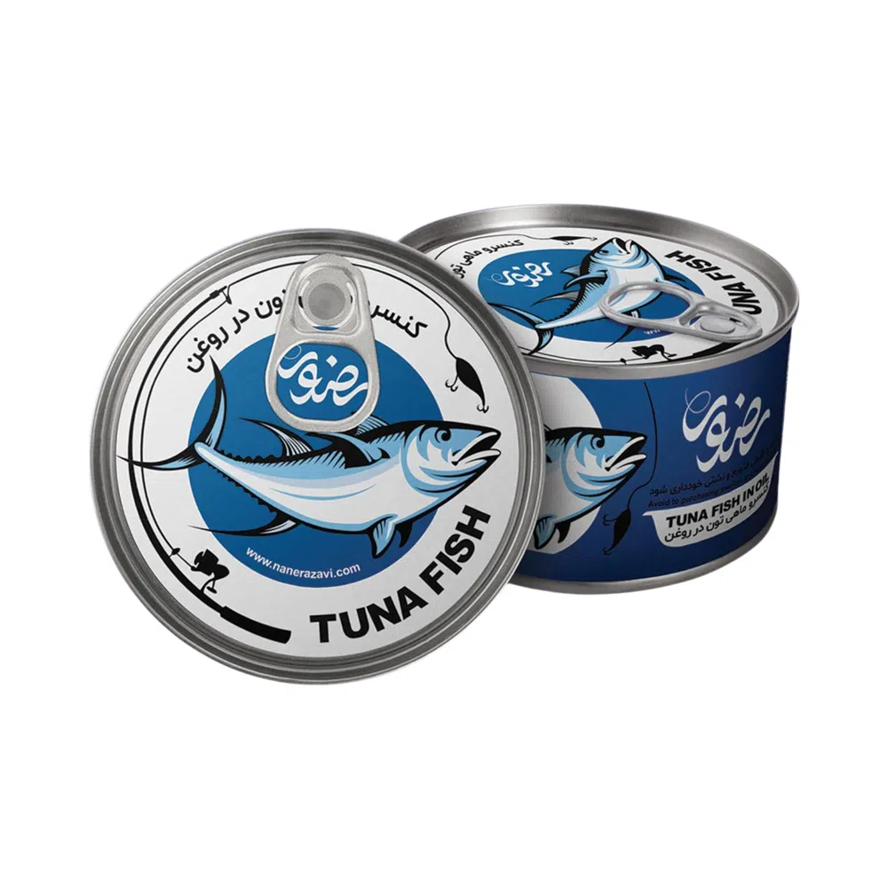 کنسرو ماهی تن در روغن نان رضوی - 180 گرم