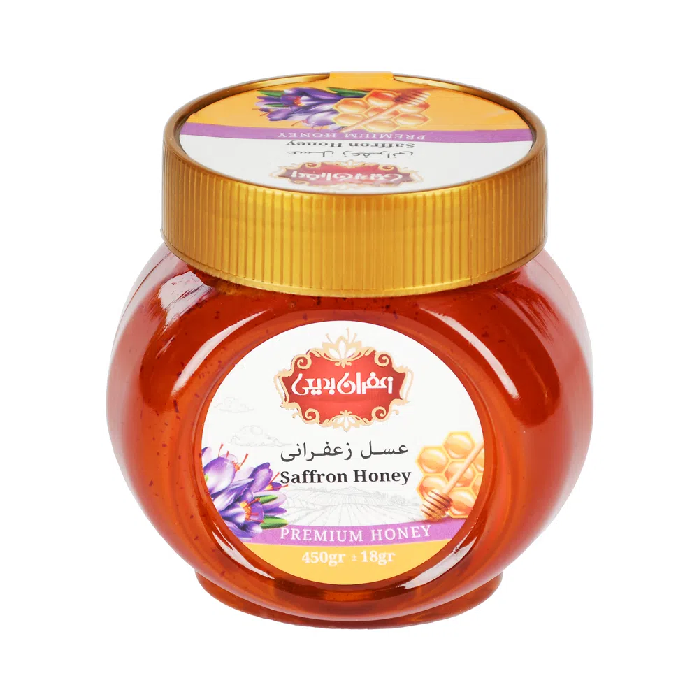 عسل زعفرانی بدیعی 450 گرم