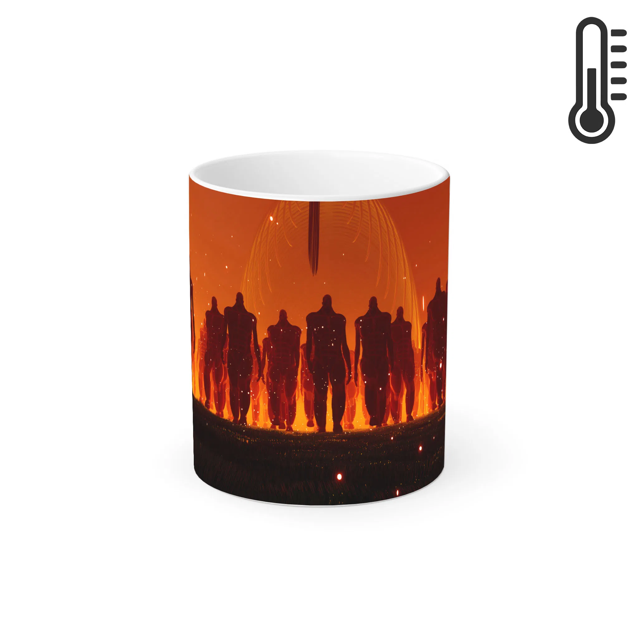 ماگ حرارتی لیمینات طرح انیمه حمله به غول ها - Shingeki no Kyojin - Attack on Titan کد NM0485