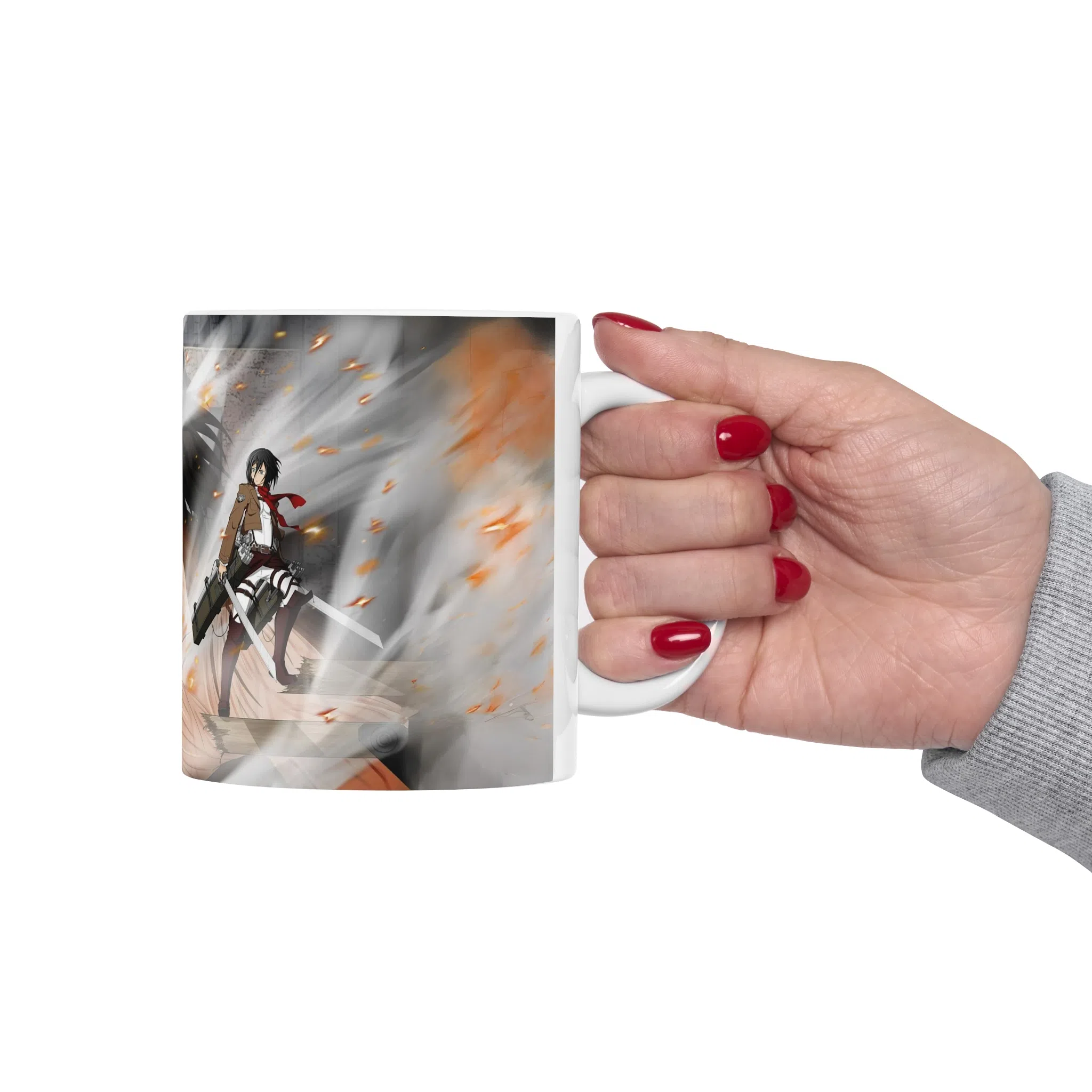 ماگ طرح انیمه اتک ان تایتان Attack on the Titan مدل NM2531 — تصویر 6