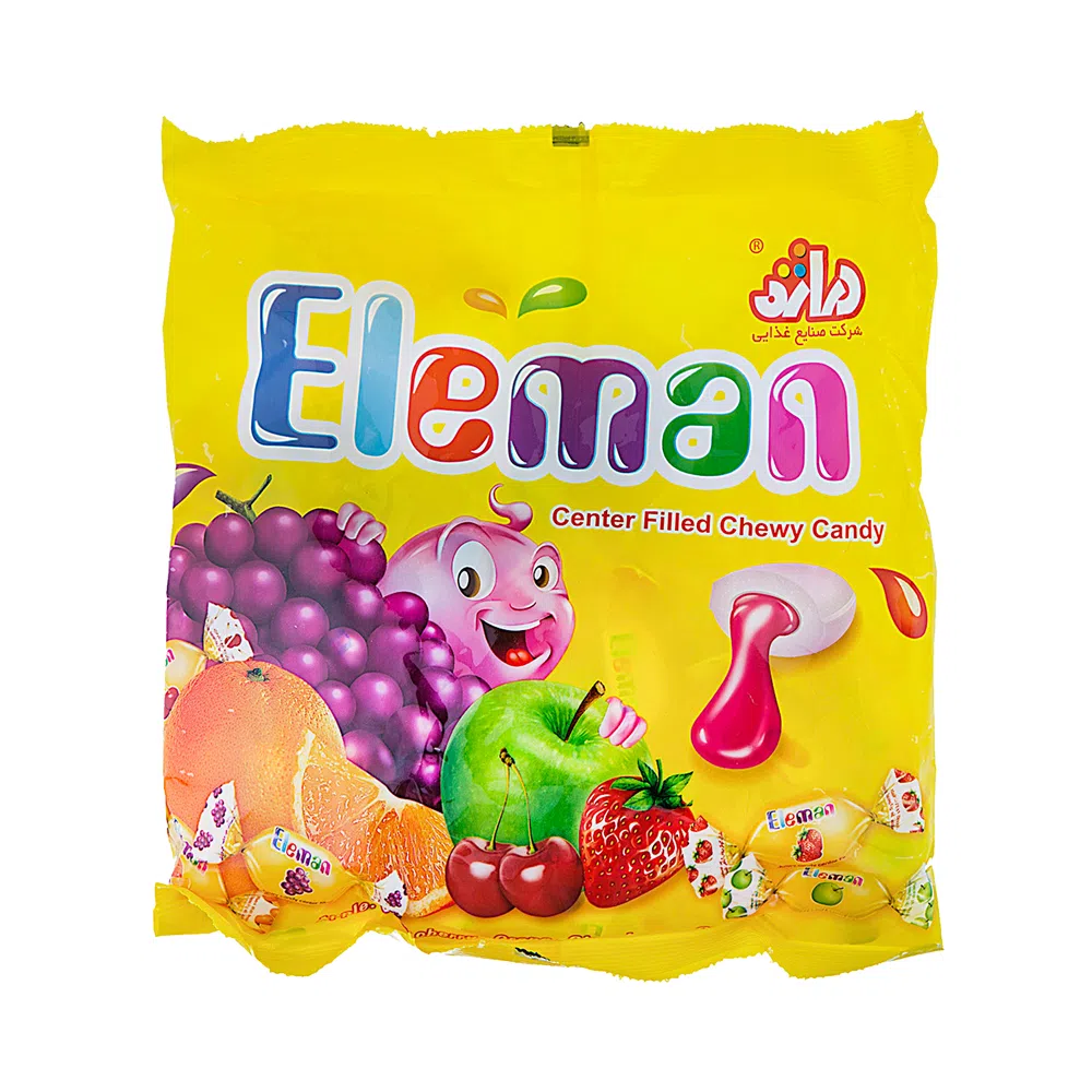 تافی مغزدار میوه ای المان 300 گرم
