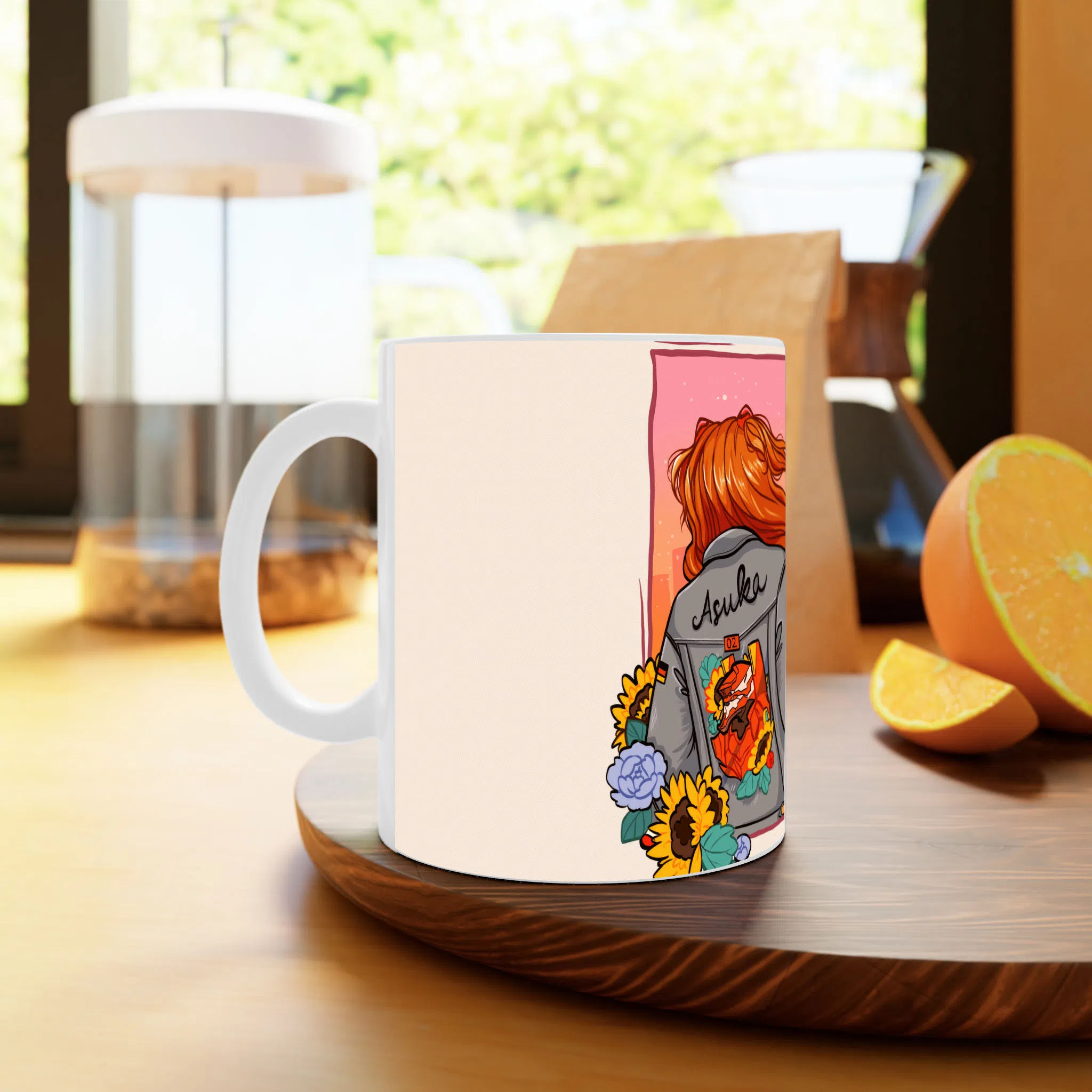 ماگ لیمینات طرح انیمه Evangelion کد NM0782 — تصویر 3