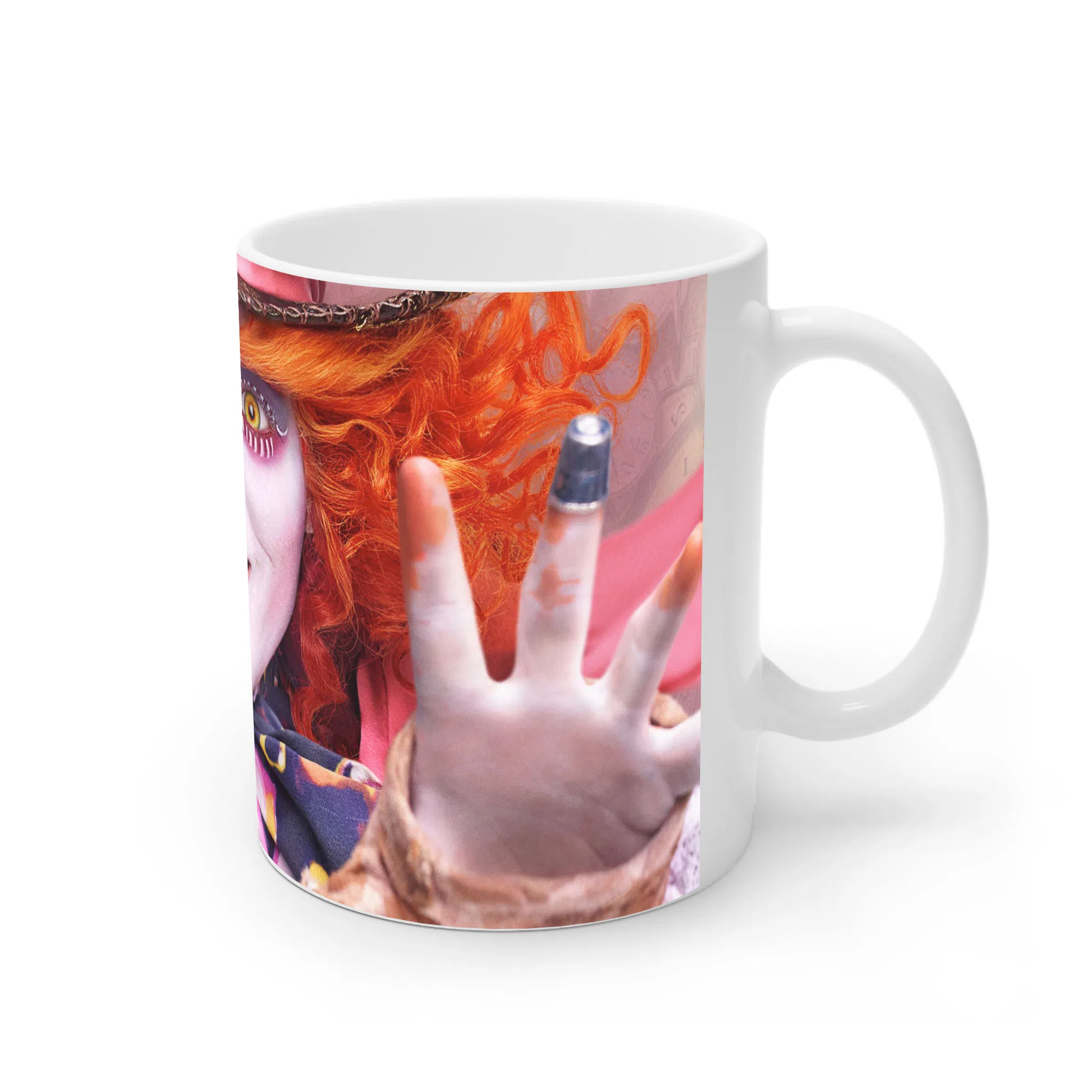 ماگ لیمینات طرح فیلم آلیس در سرزمین عجایب Alice in Wonderland مد هتر Mad Hatter کد NM10470 — تصویر 2