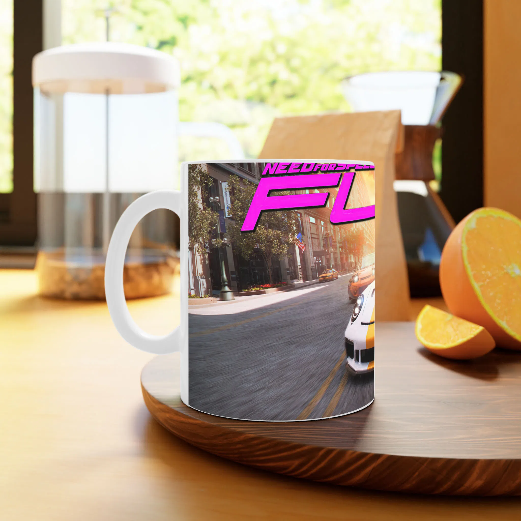 ماگ لیمینات طرح بازی Need For Speed Game کد NM8619 — تصویر 3