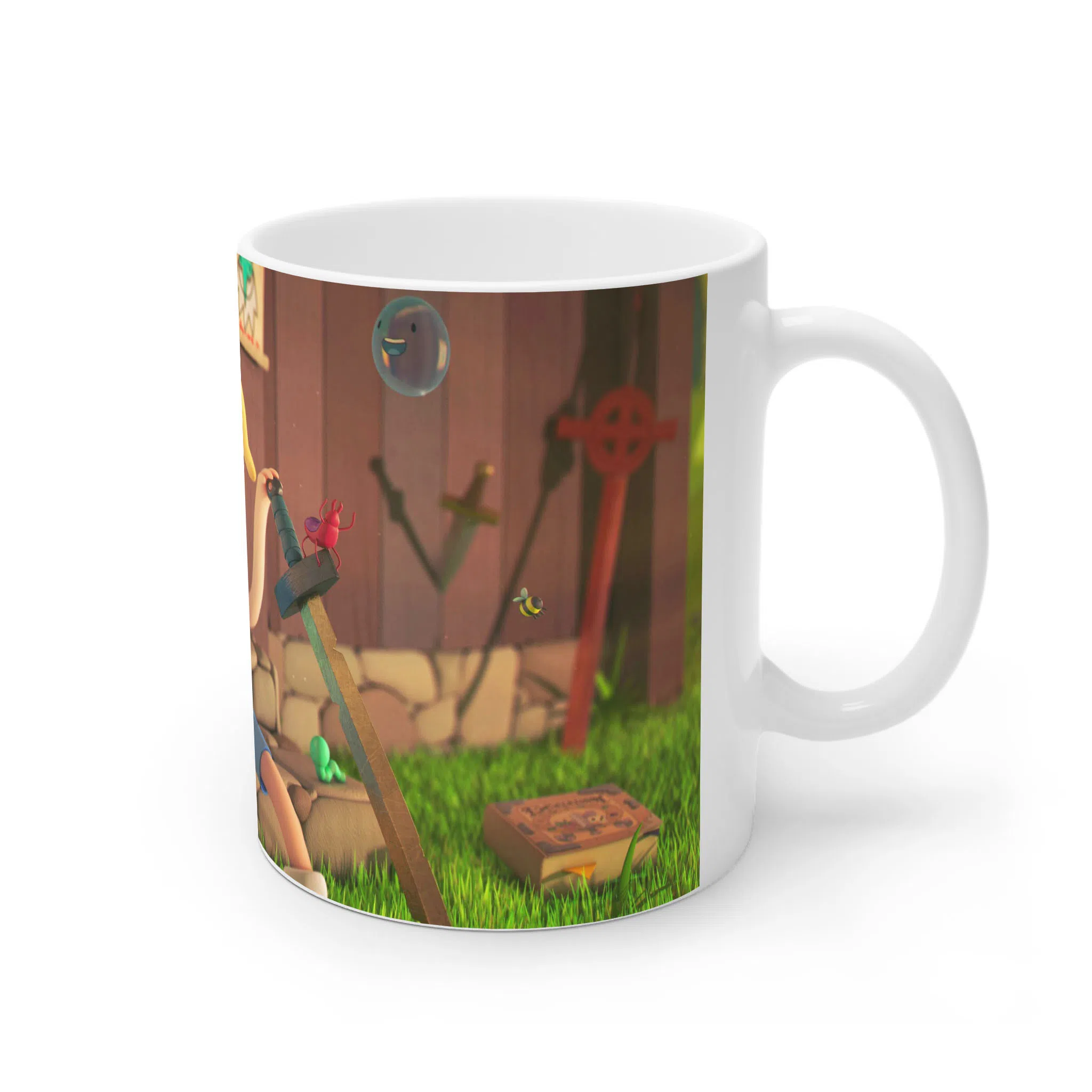 ماگ لیمینات طرح سریال Adventure Time کد NM3654 — تصویر 2