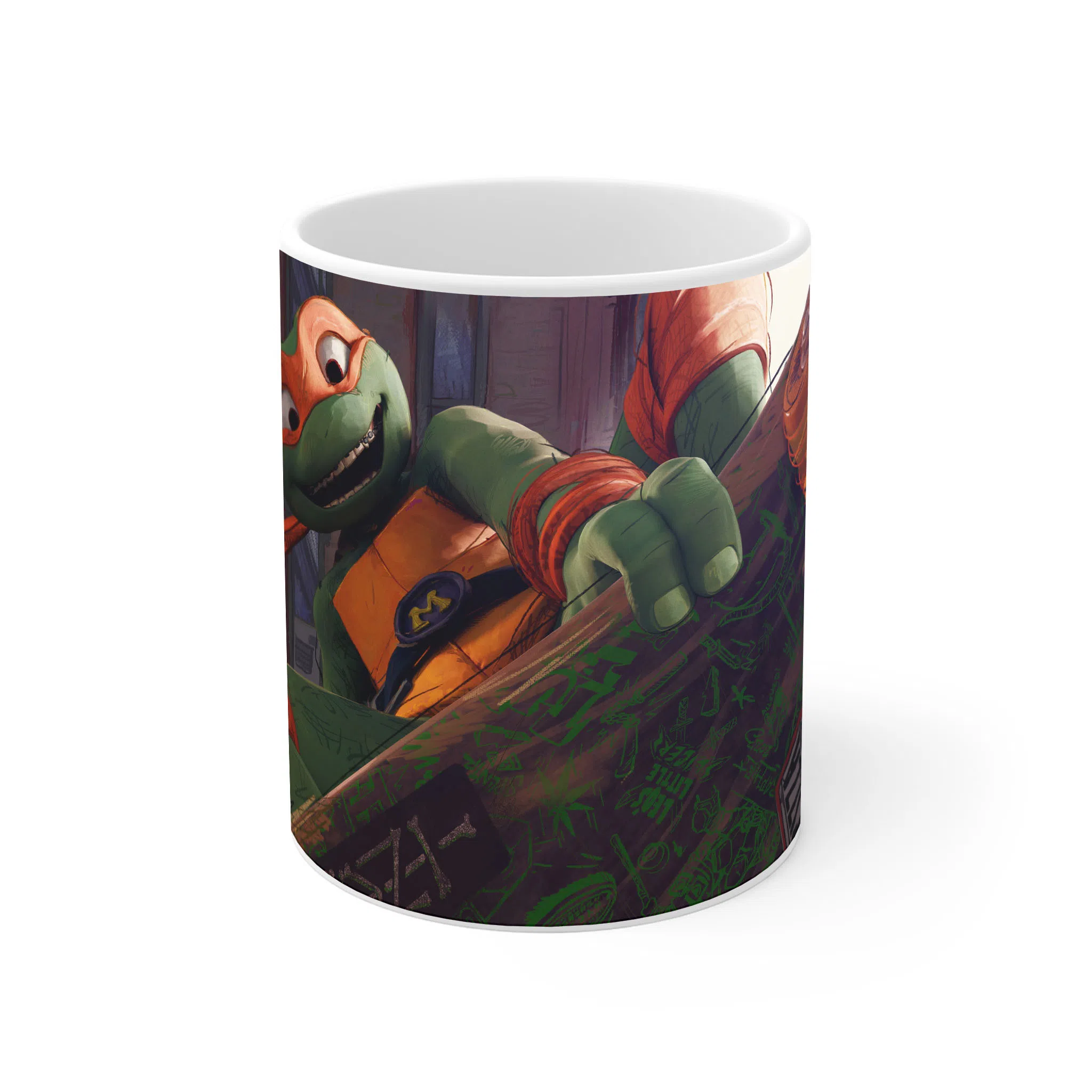 ماگ لیمینات طرح فیلم لاکپشت های نینجا Ninja Turtles کد NM12063 — تصویر 2