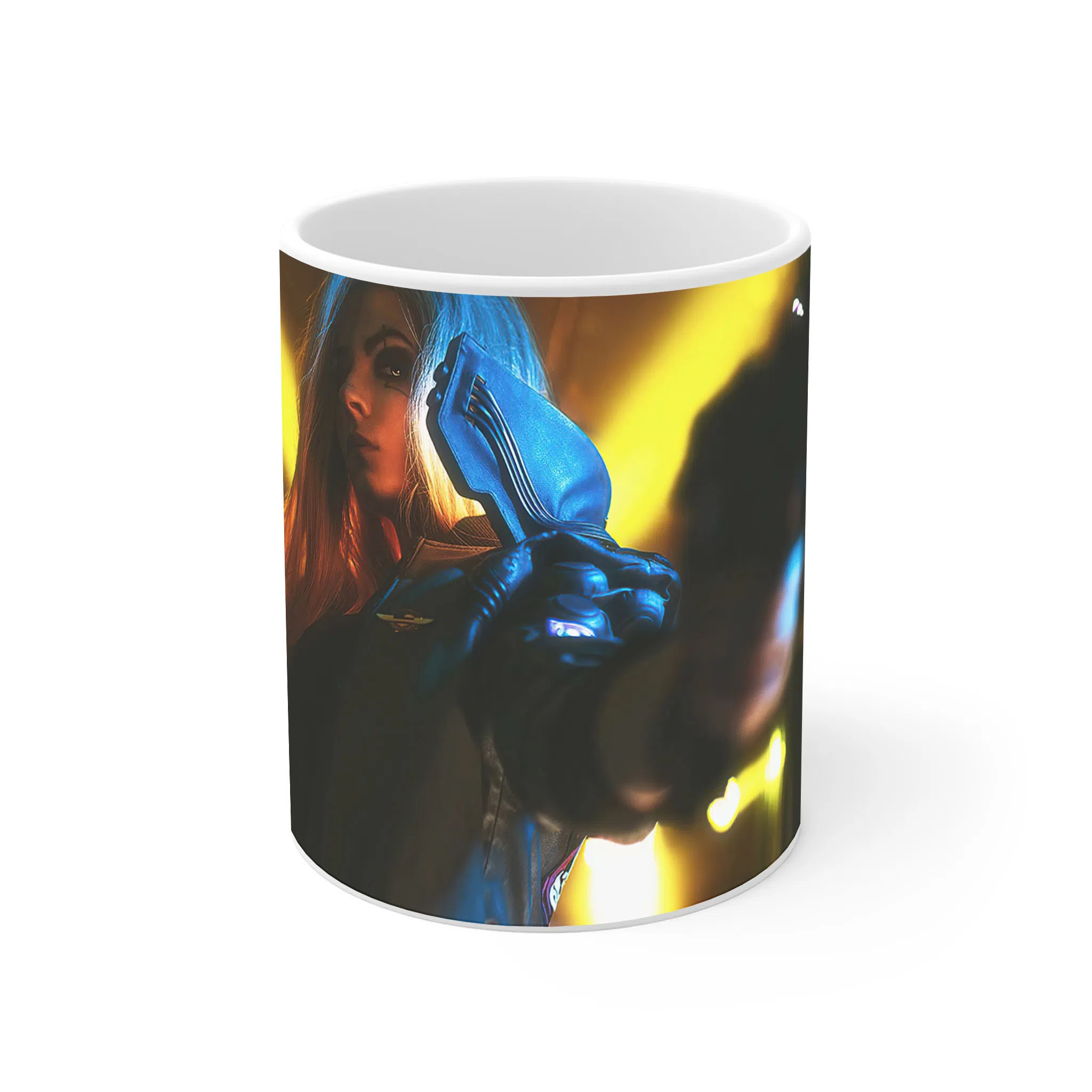 ماگ لیمینات طرح بازی سایبرپانک Cyberpunk 2077 Game کد NM6578 — تصویر 2