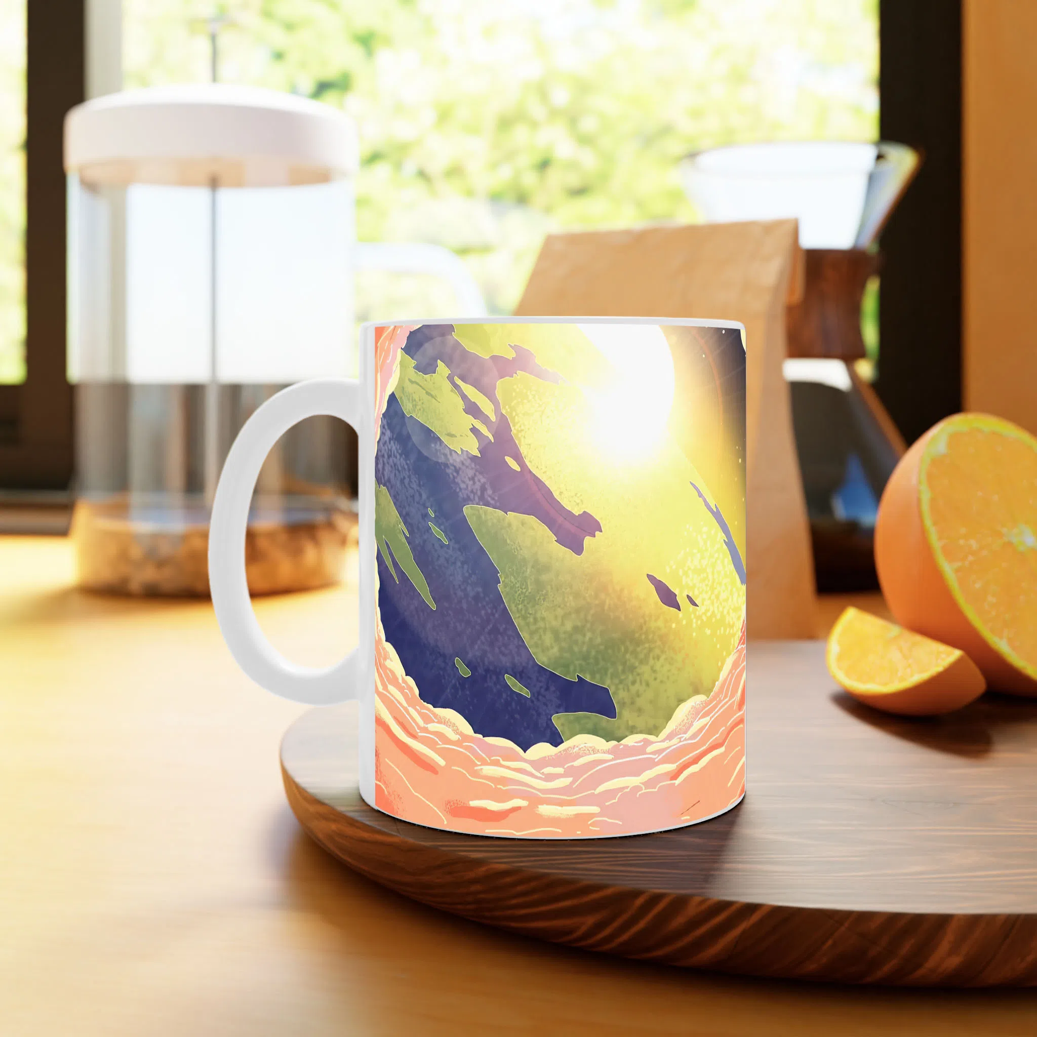 ماگ لیمینات طرح سریال ریک و مورتی Rick and Morty کد NM4873 — تصویر 2