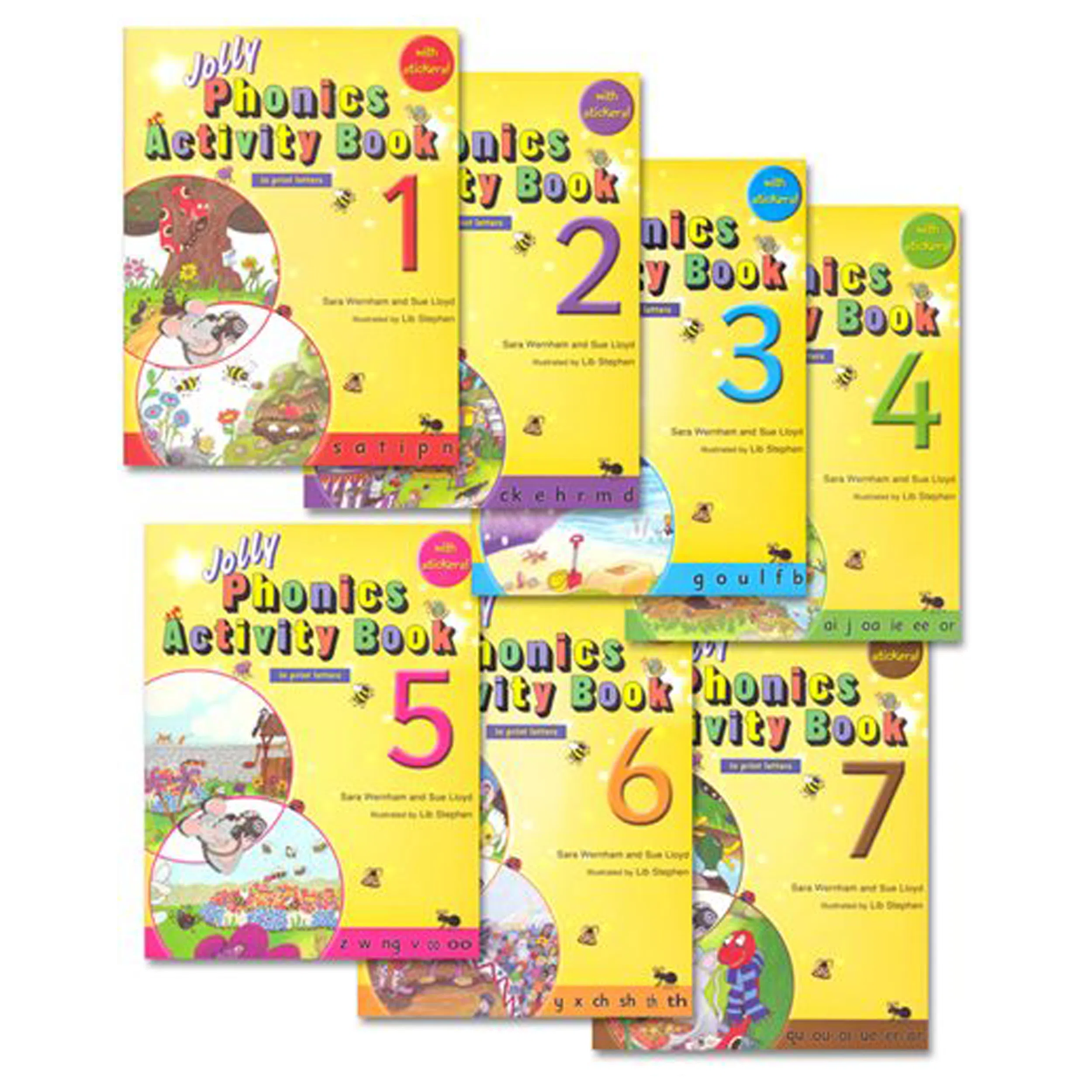 کتاب Jolly Phonics Activity Book اثر Sara Wernham and Sue Lioyd انتشارات jolly  هفت جلدی