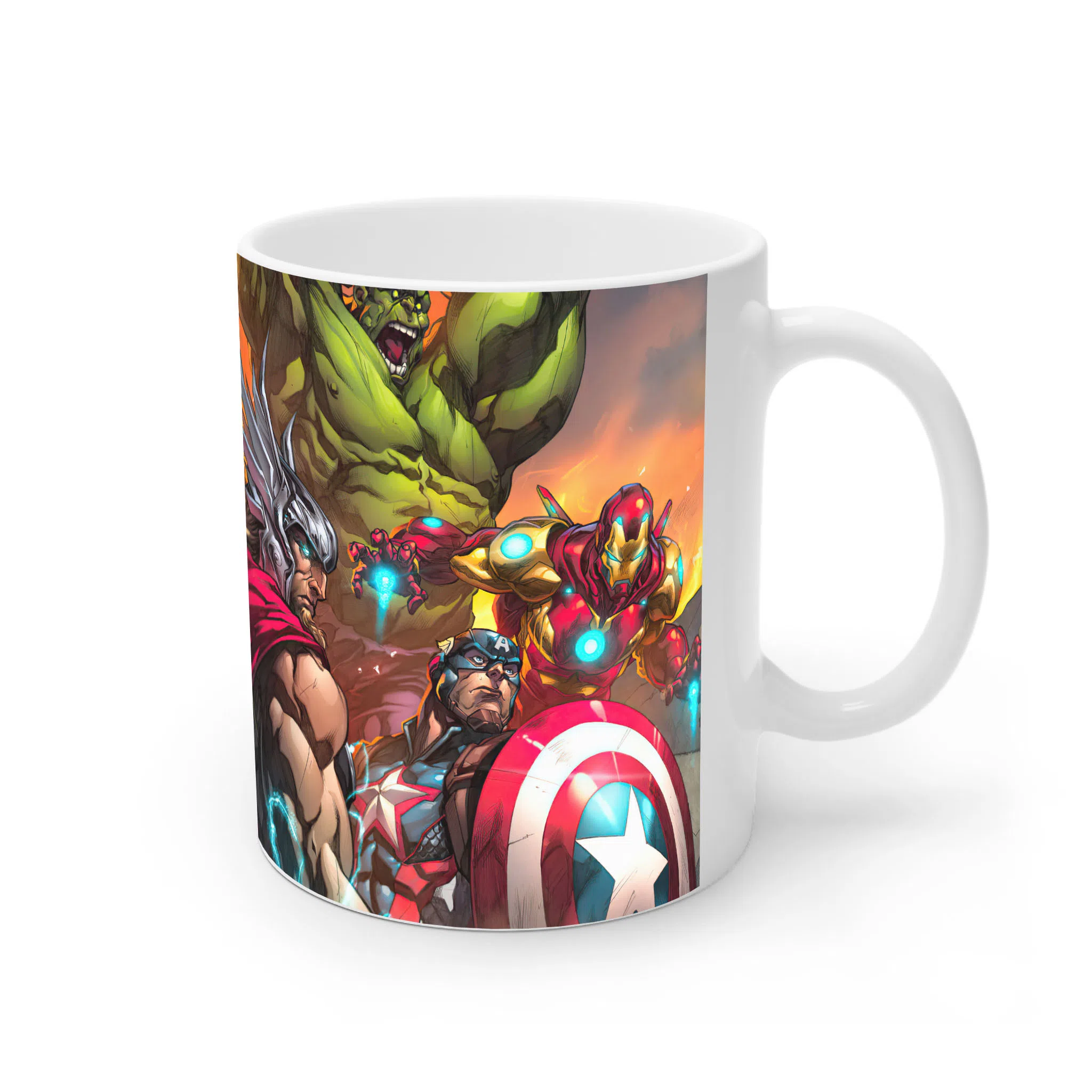 ماگ لیمینات طرح بازی Marvels Avengers Game کد NM8336 — تصویر 4