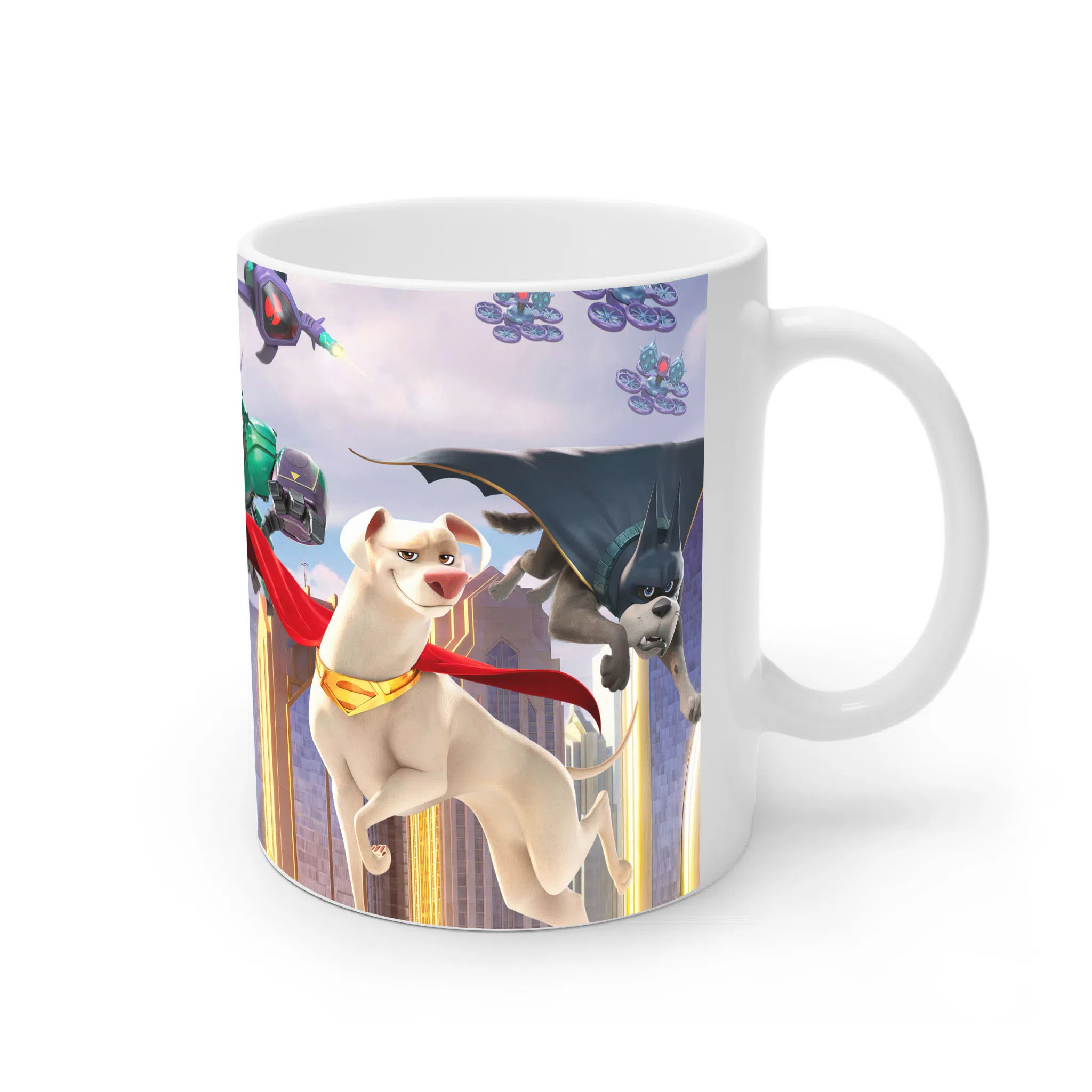 ماگ لیمینات طرح فیلم ابر حیوانات لیگ دی سی League of Super Pets کد NM11892 — تصویر 2