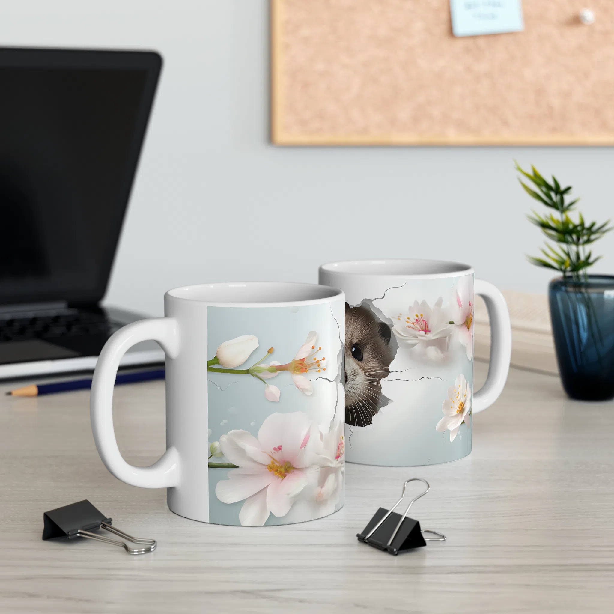 ماگ طرح سه بعدی سمور کوچولو مدل NM3050 — تصویر 7
