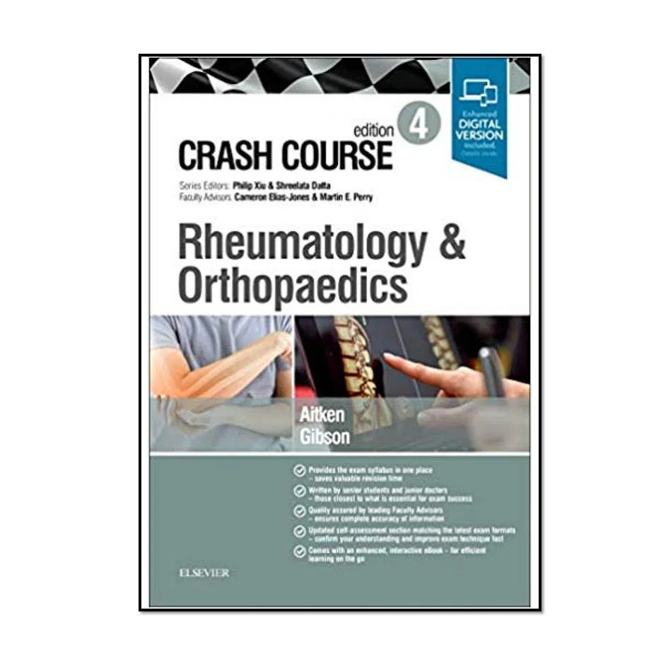 کتاب Crash Course Rheumatology and Orthopaedics 4th Edition اثر جمعی از نویسندگان انتشارات مؤلفین طلایی