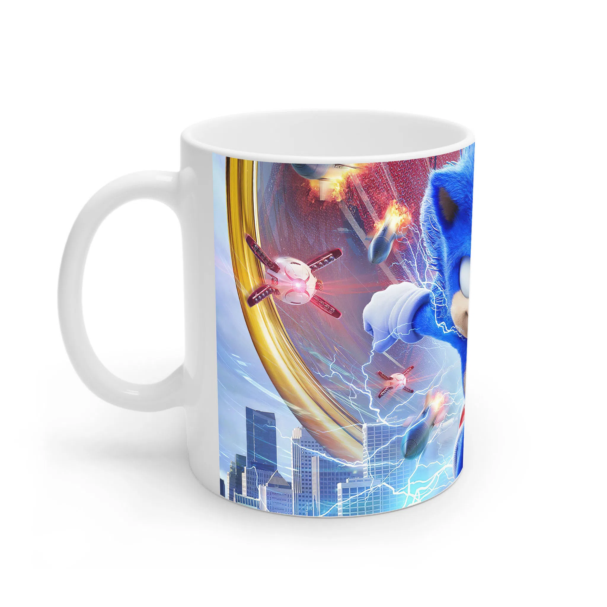 ماگ لیمینات طرح فیلم سونیک خارپشت Sonic the Hedgehog کد NM12330 — تصویر 2