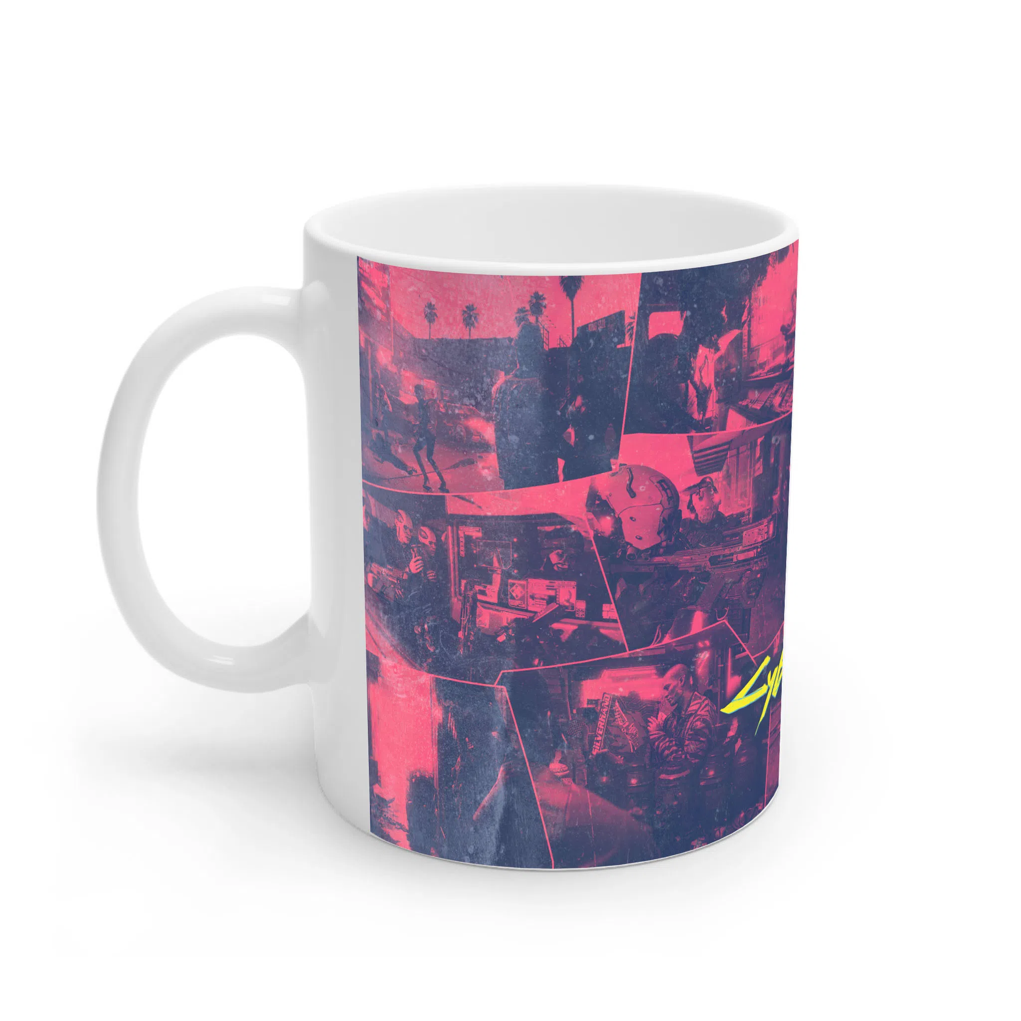 ماگ لیمینات طرح بازی سایبرپانک Cyberpunk 2077 Game کد NM6606 — تصویر 2