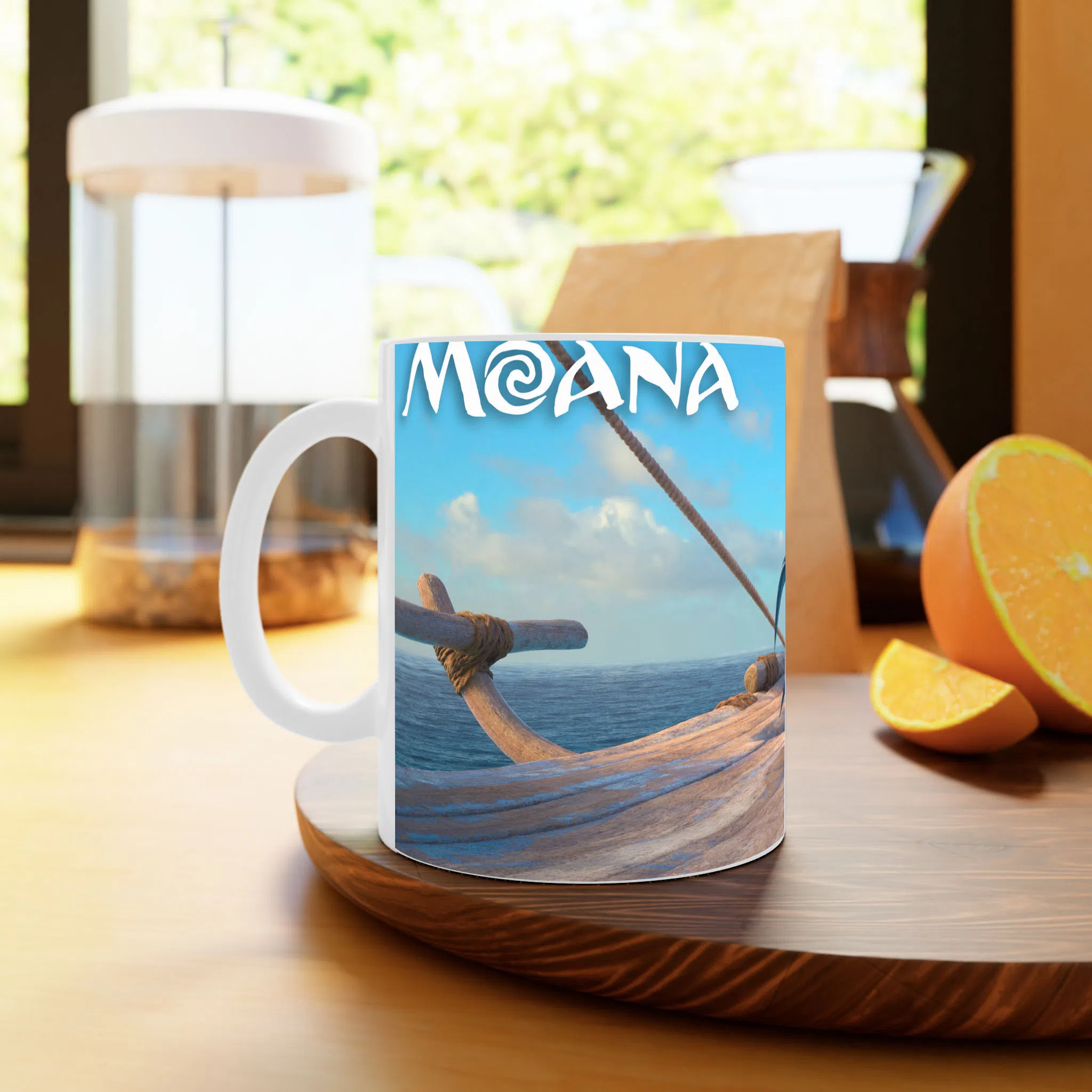 ماگ لیمینات طرح فیلم موانا Moana کد NM11986 — تصویر 2