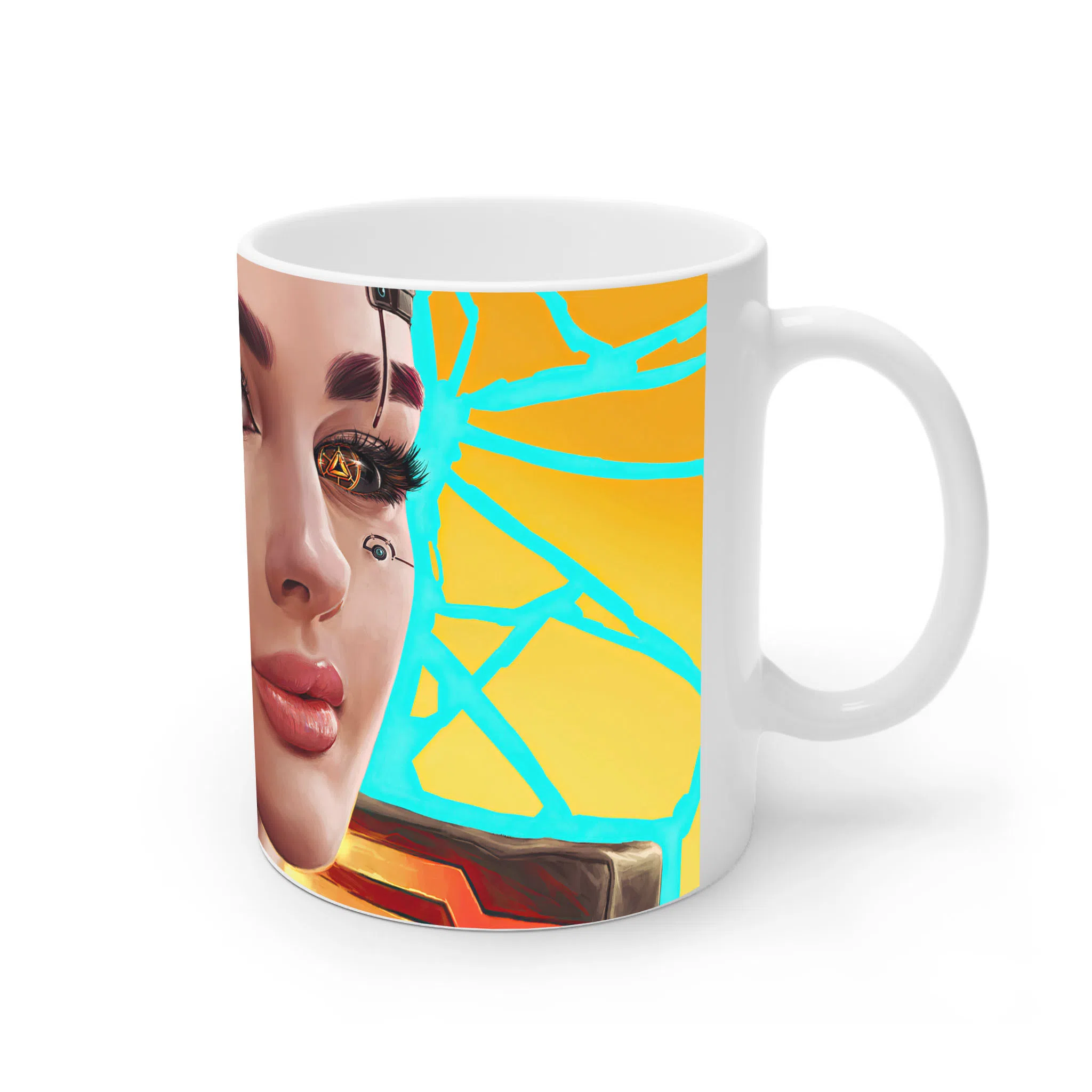 ماگ لیمینات طرح بازی سایبرپانک Cyberpunk 2077 Game کد NM6569 — تصویر 4