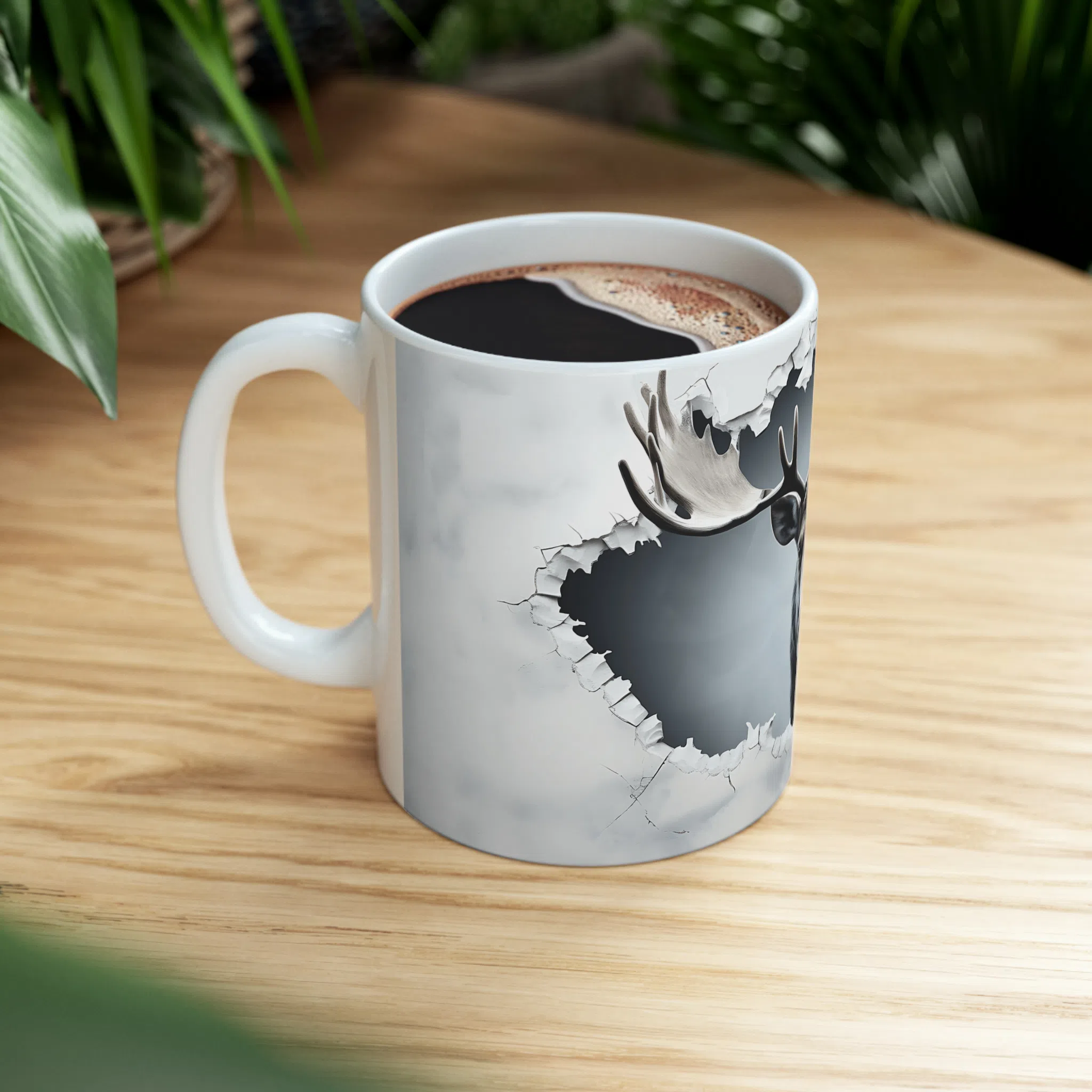 ماگ طرح سه بعدی گوزن deer مدل NM3169 — تصویر 4