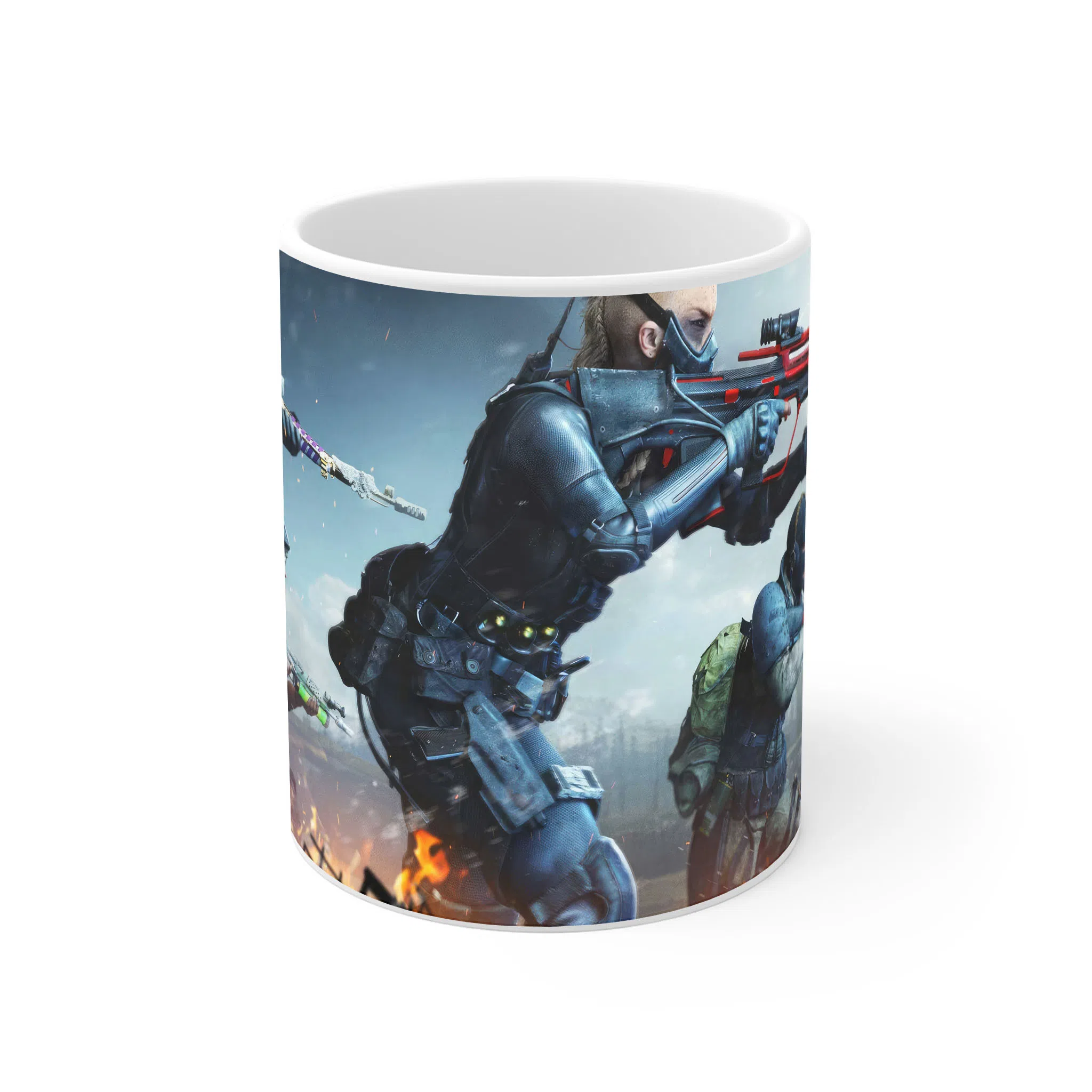 ماگ لیمینات طرح بازی ندای وظیفه Call of Duty Game کد NM6362 — تصویر 4