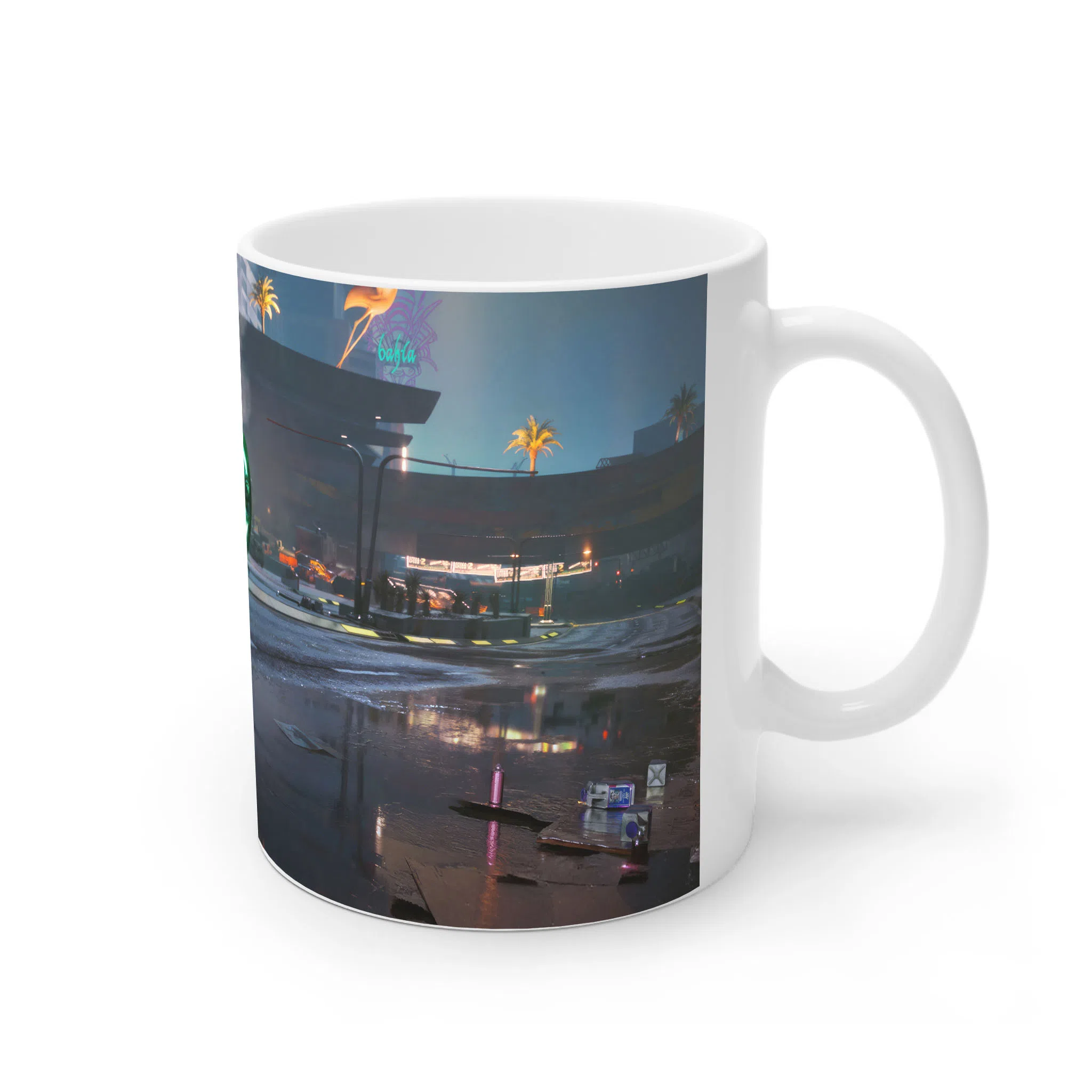 ماگ لیمینات طرح بازی سایبرپانک Cyberpunk 2077 Game کد NM6593 — تصویر 4