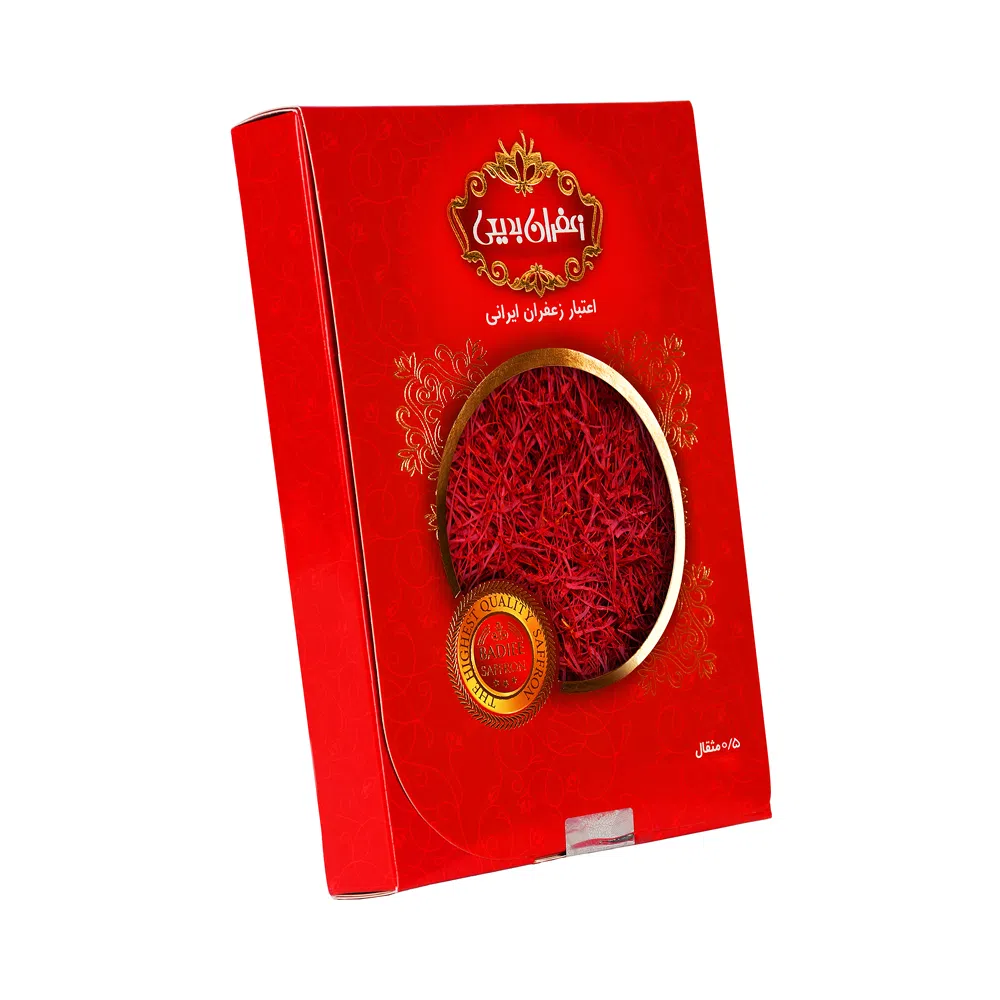 زعفران قوطی بدیعی نیم مثقال — تصویر 3