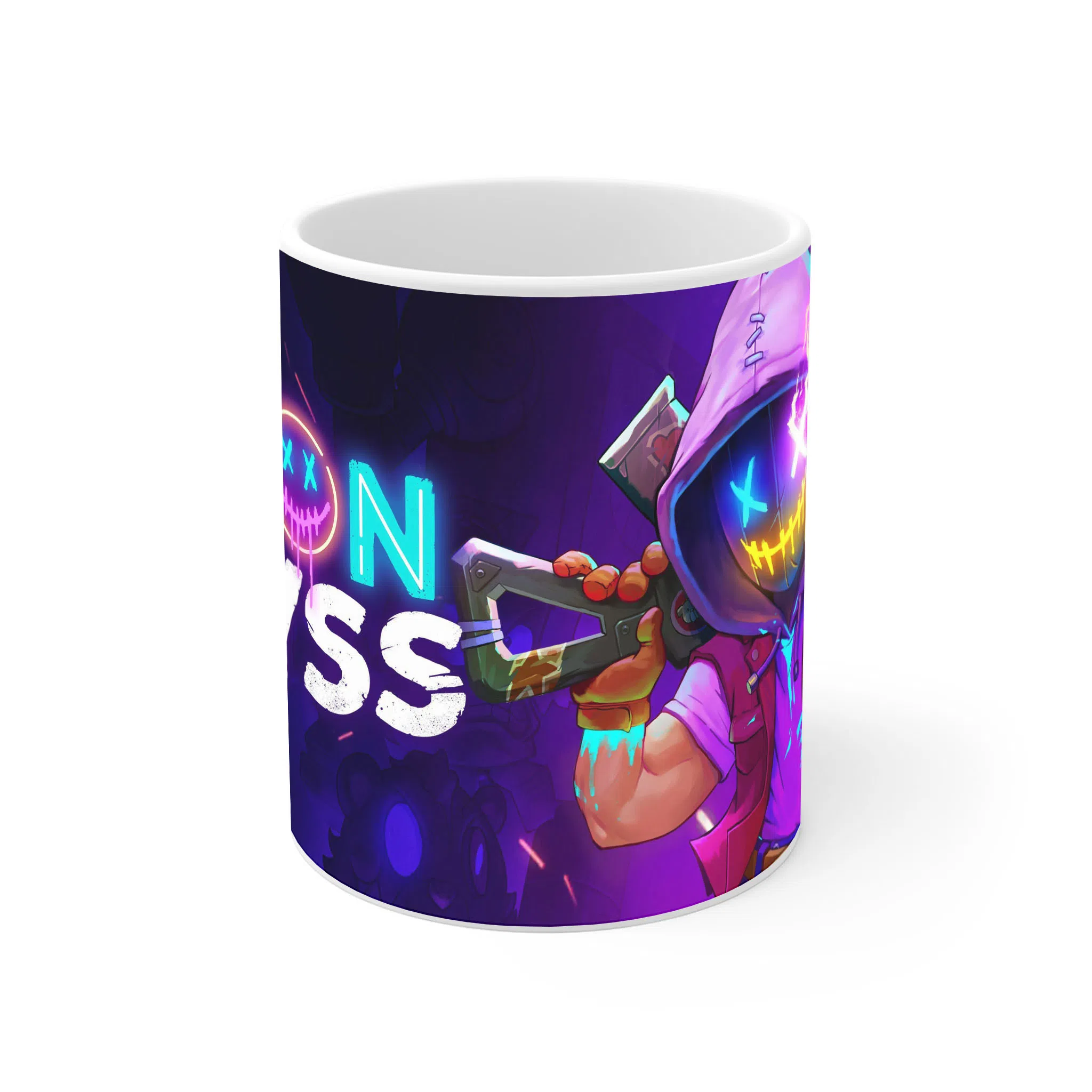 ماگ لیمینات طرح بازی Neon Abyss Game کد NM8686 — تصویر 2