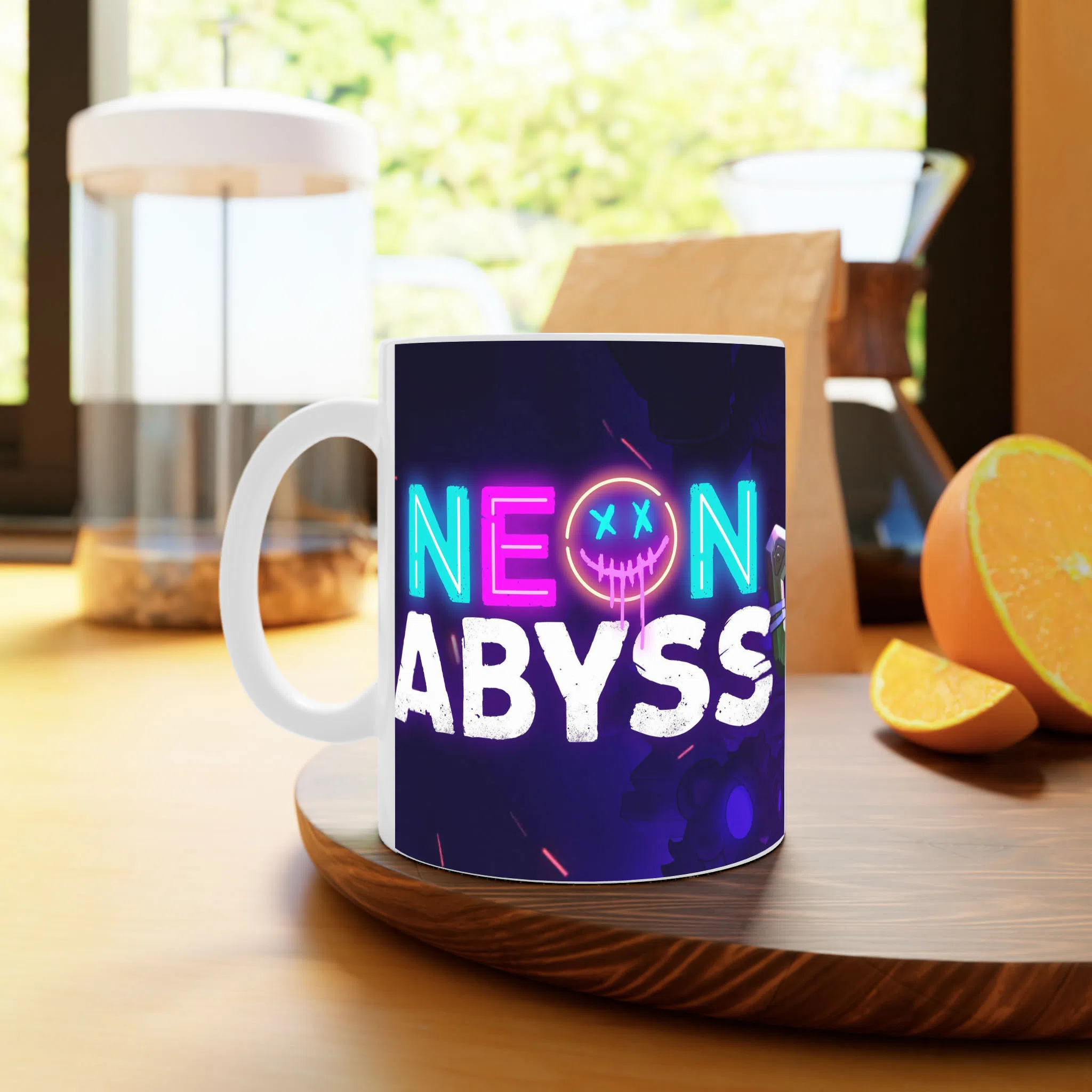 ماگ لیمینات طرح بازی Neon Abyss Game کد NM8686 — تصویر 3