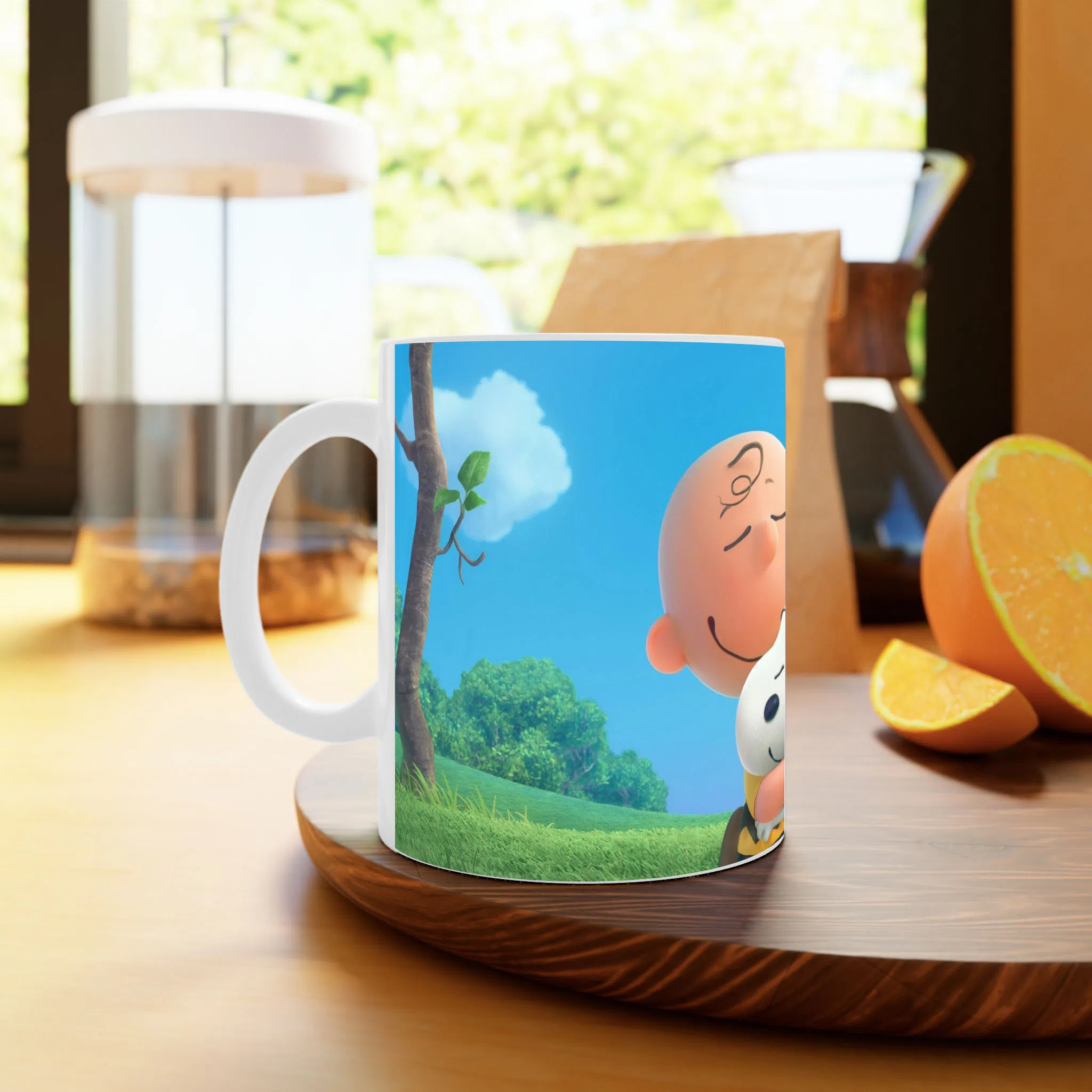 ماگ لیمینات طرح فیلم بادام زمینی The Peanuts کد NM13036 — تصویر 3