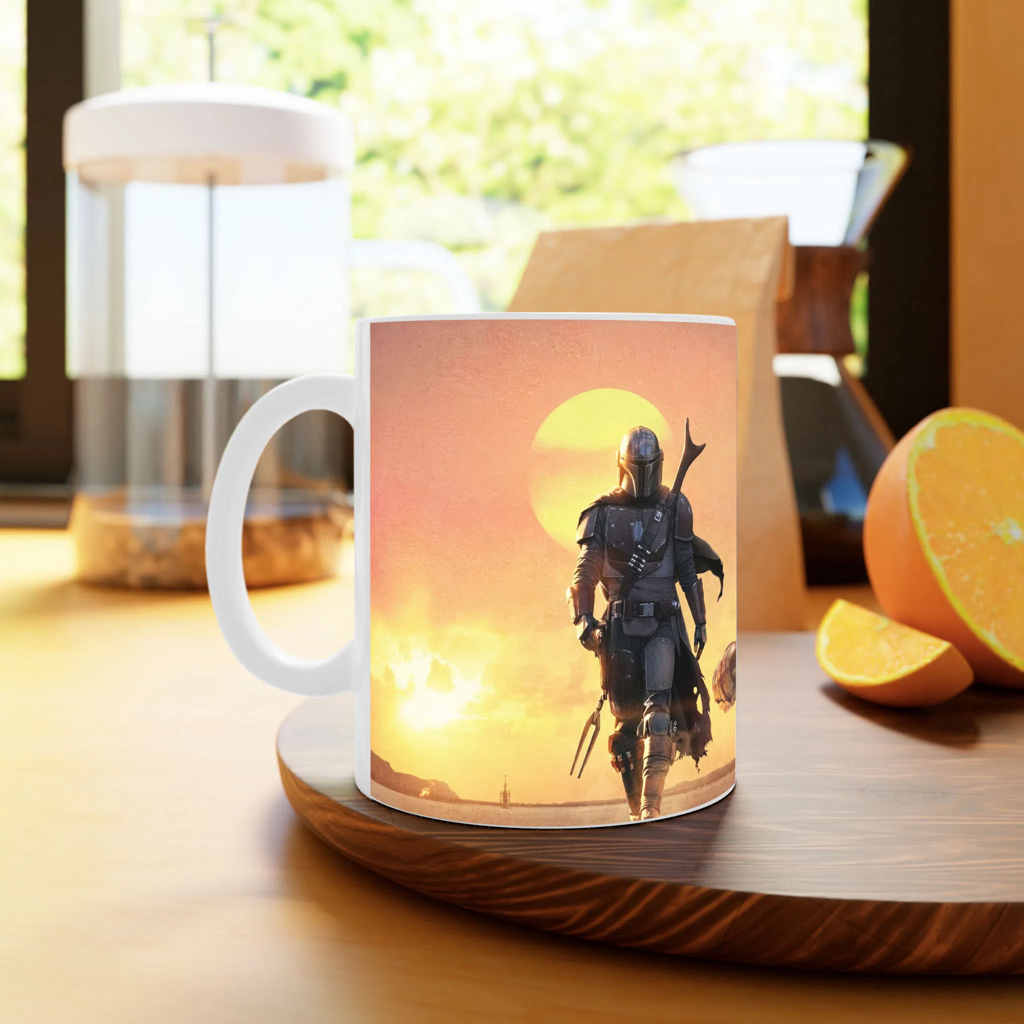 ماگ لیمینات طرح سریال مندلورین The Mandalorian کد NM5482 — تصویر 2