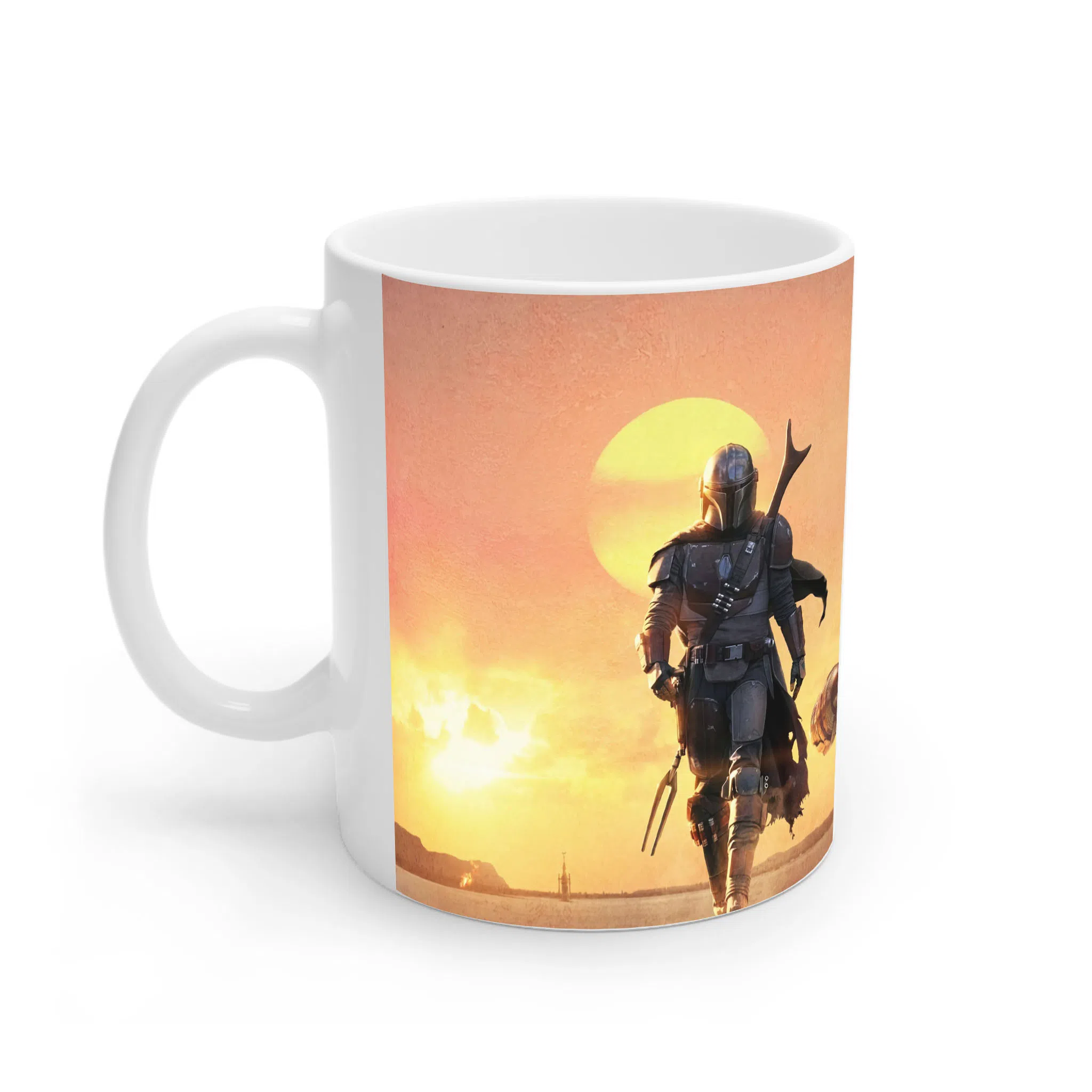 ماگ لیمینات طرح سریال مندلورین The Mandalorian کد NM5482 — تصویر 3