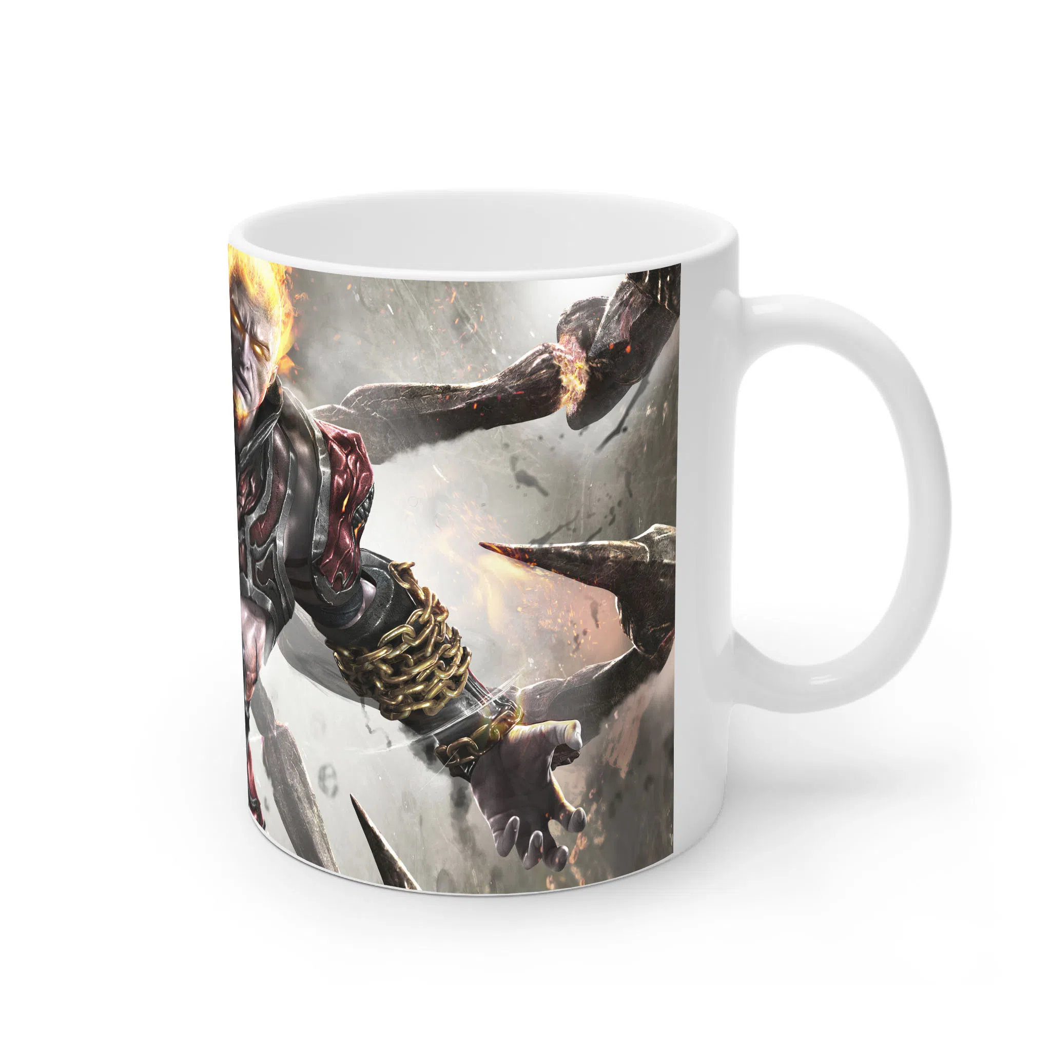 ماگ لیمینات طرح بازی خدای جنگ گاد آف وار God of War Kratos Game کد NM7761 — تصویر 2