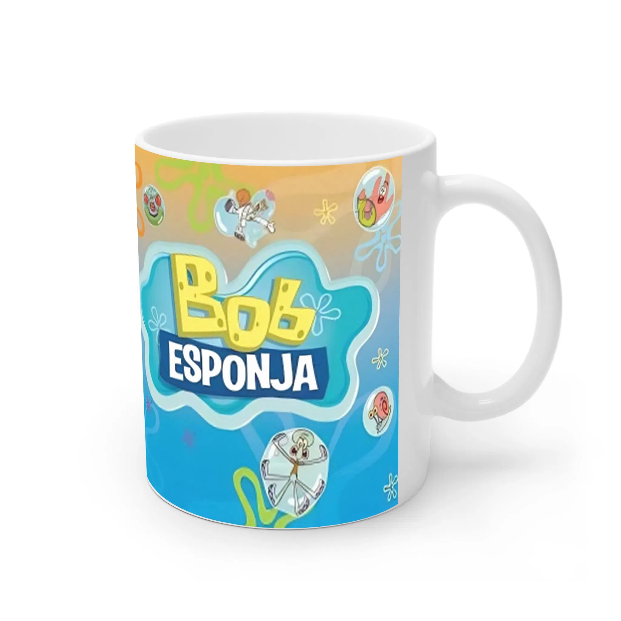 ماگ لیمینات طرح باب اسفنجی SpongeBob کد NM13694 — تصویر 2