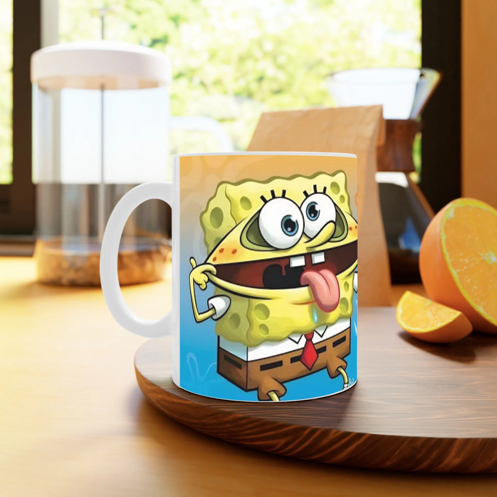 ماگ لیمینات طرح باب اسفنجی SpongeBob کد NM13694 — تصویر 3
