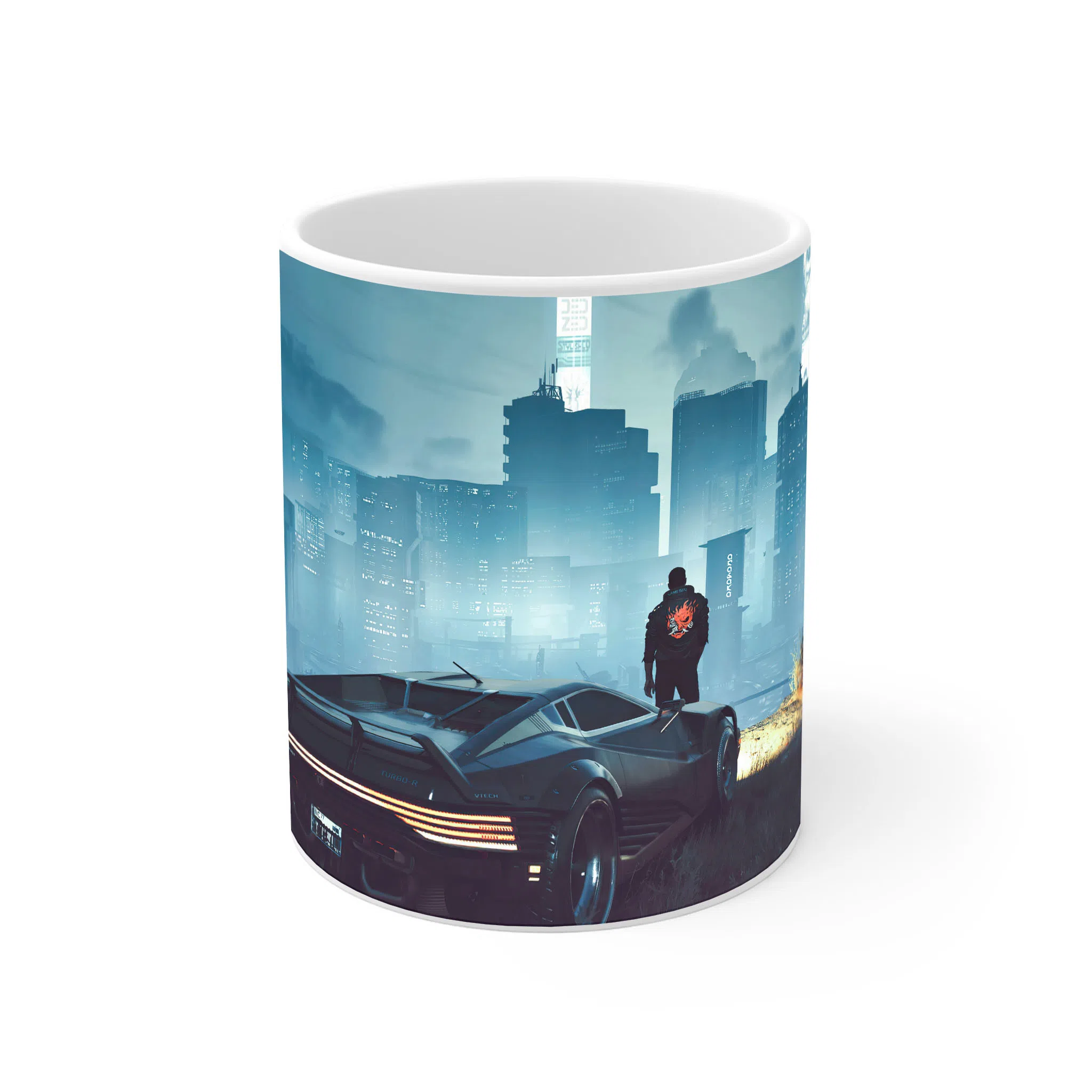 ماگ لیمینات طرح بازی سایبرپانک Cyberpunk 2077 Game کد NM6677 — تصویر 3