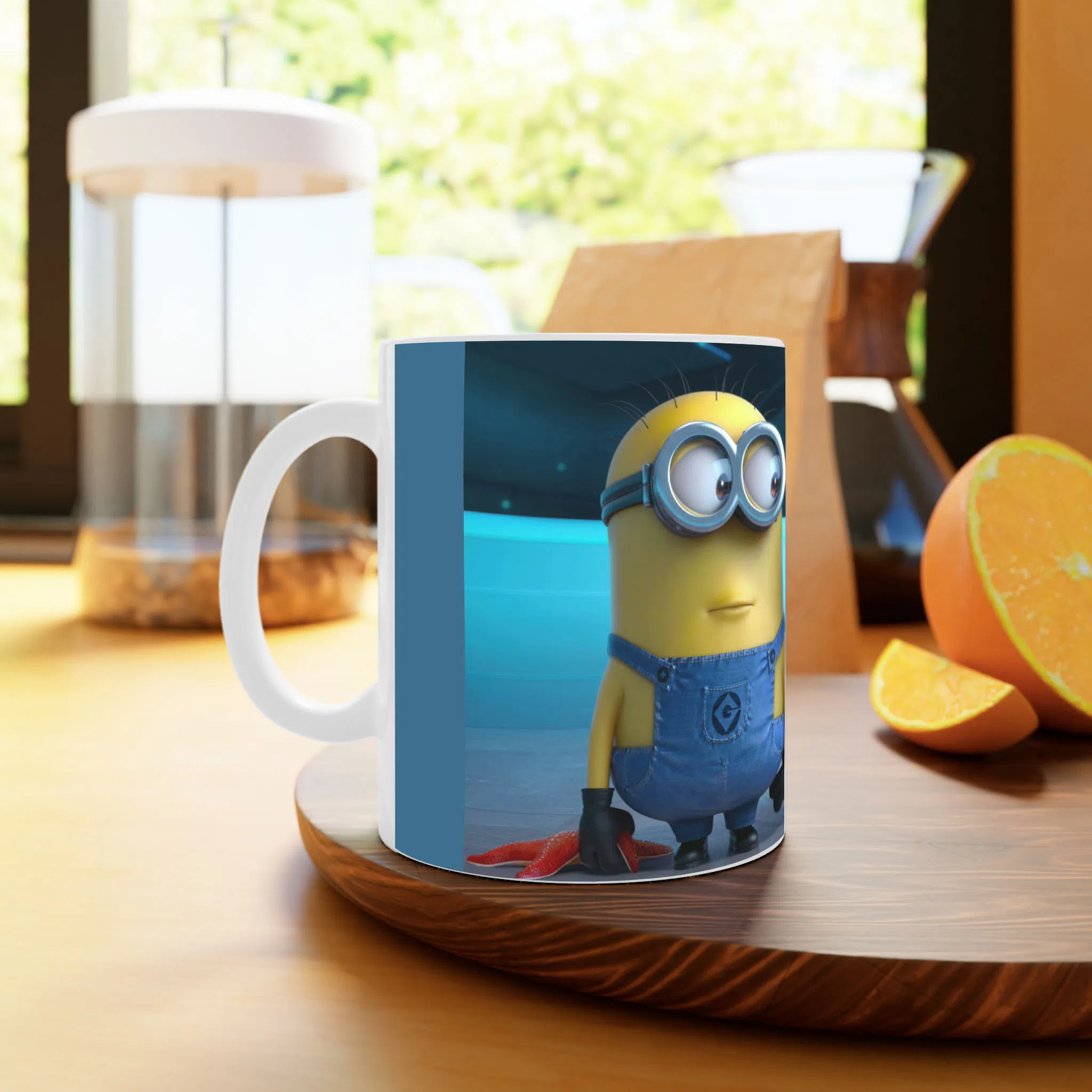 ماگ لیمینات طرح Minions Cute کد NM15093 — تصویر 4
