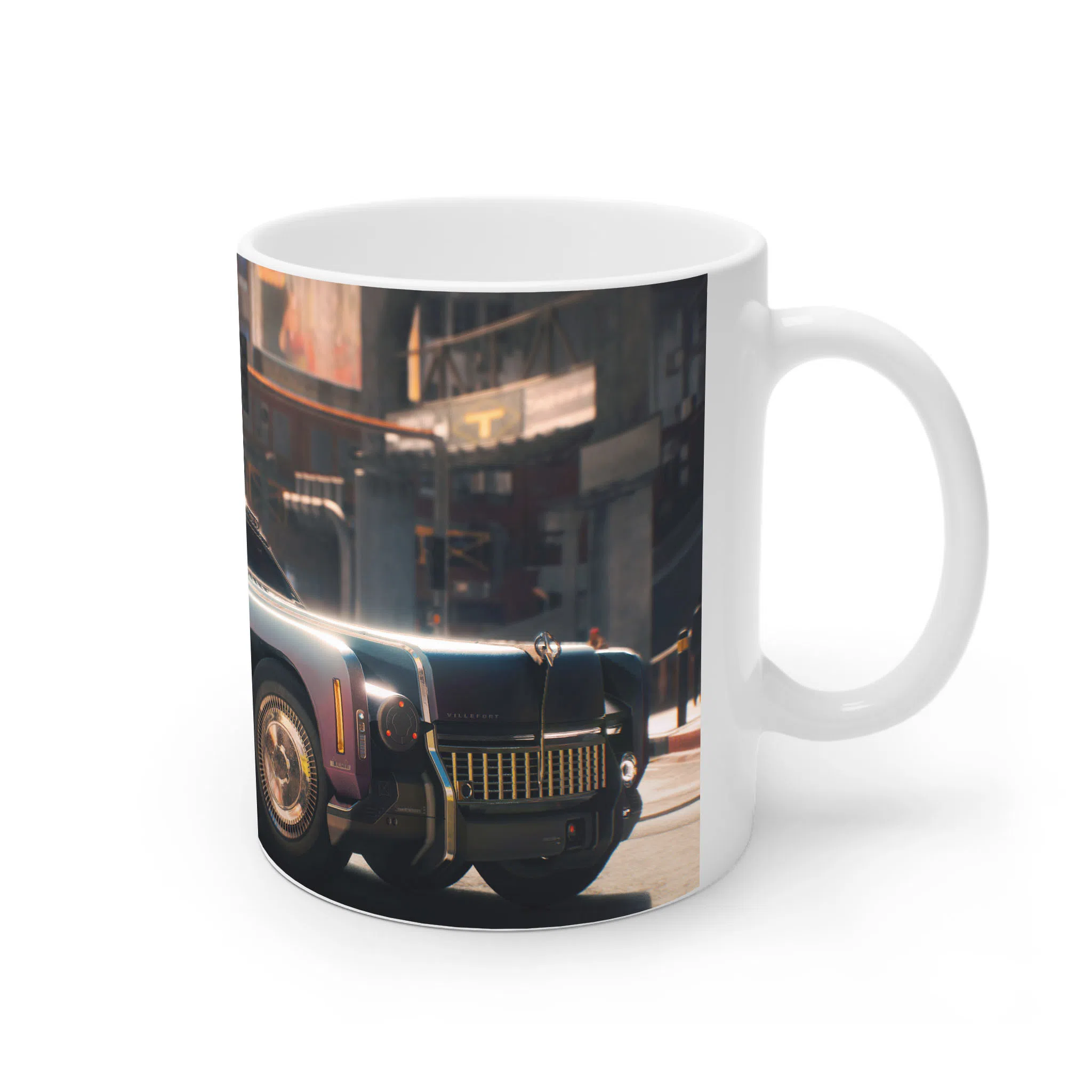 ماگ لیمینات طرح بازی سایبرپانک Cyberpunk 2077 Game کد NM6566 — تصویر 4