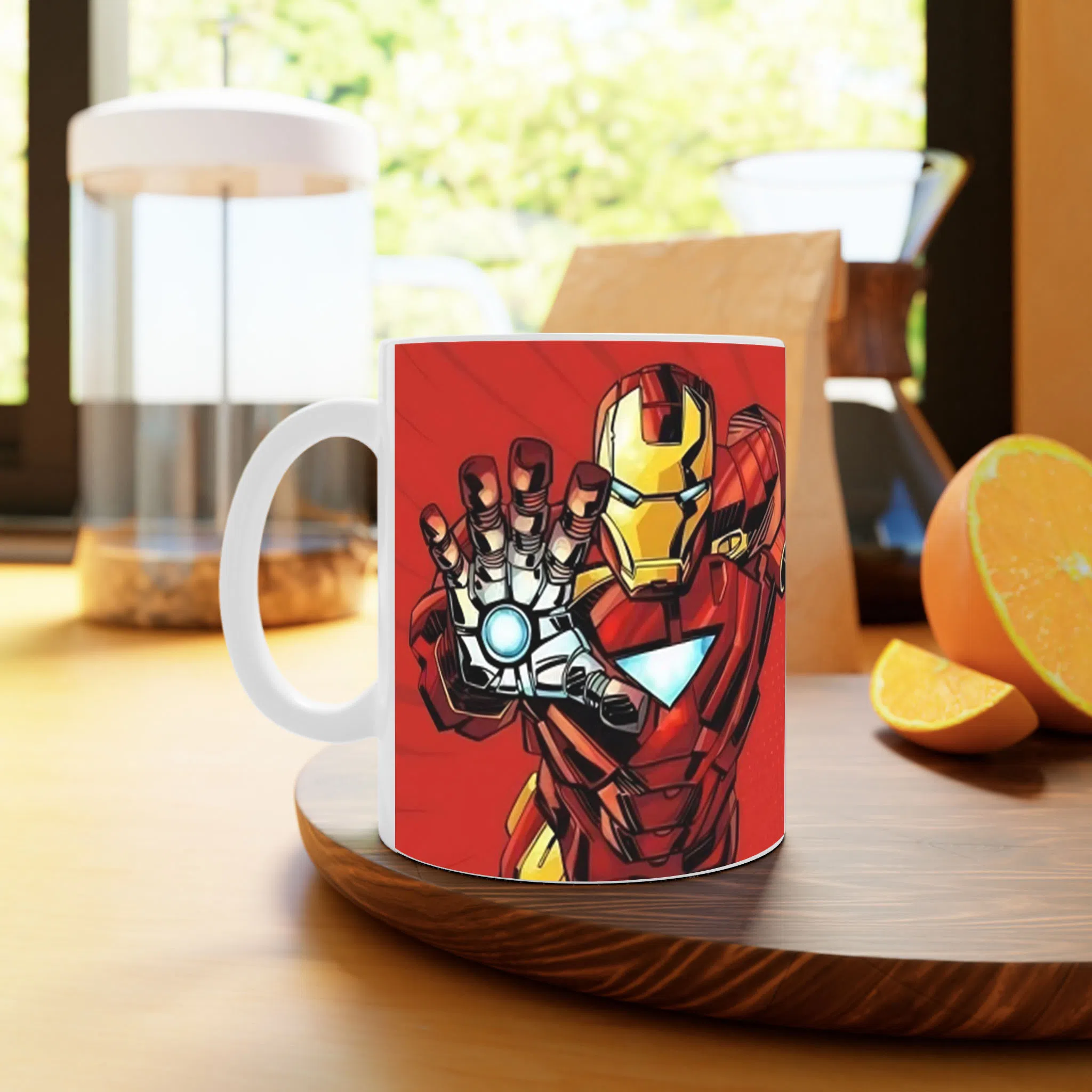 ماگ لیمینات طرح مرد آهنی Iron Man کد NM13468 — تصویر 3