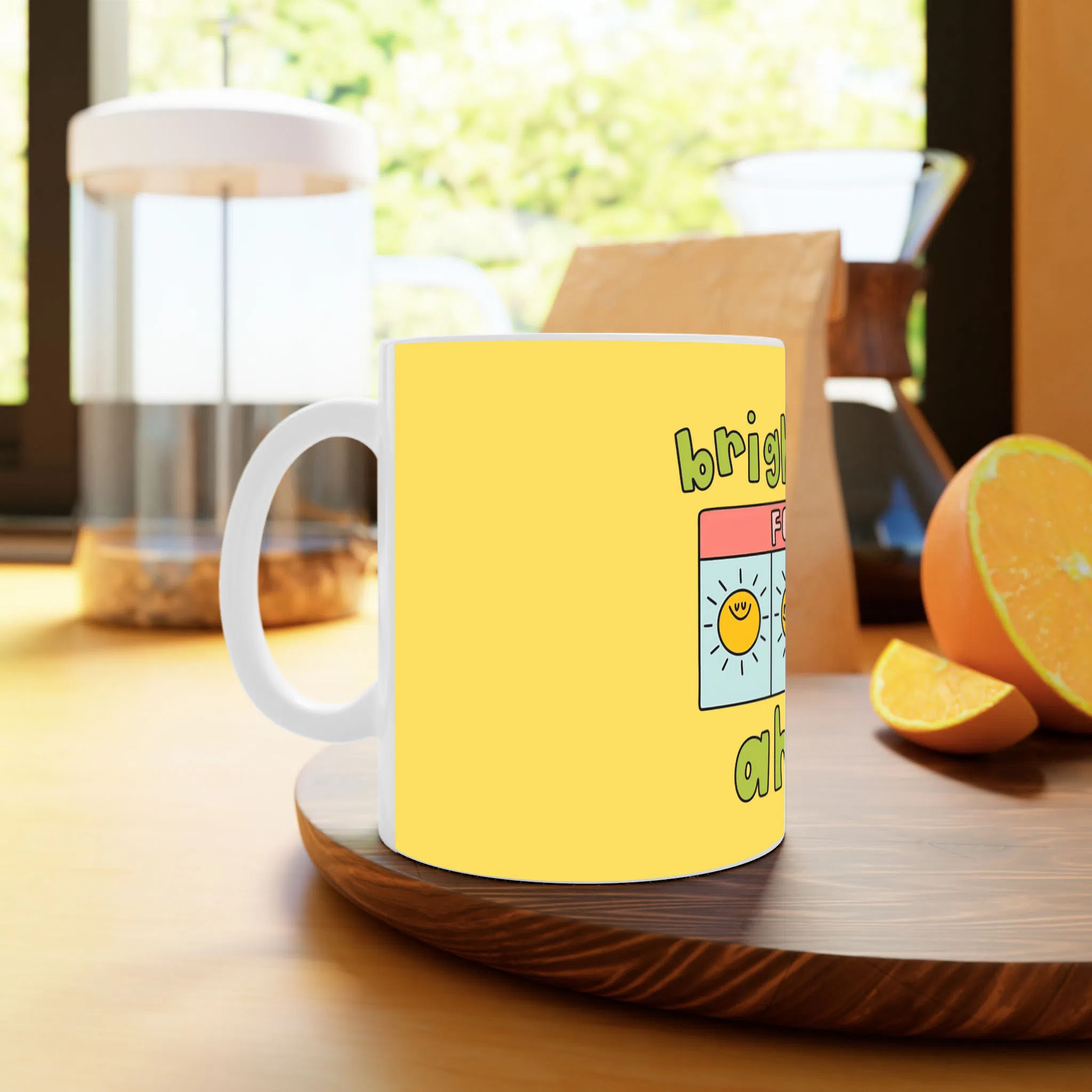 ماگ لیمینات طرح brighter days ahead کد NM15755 — تصویر 4