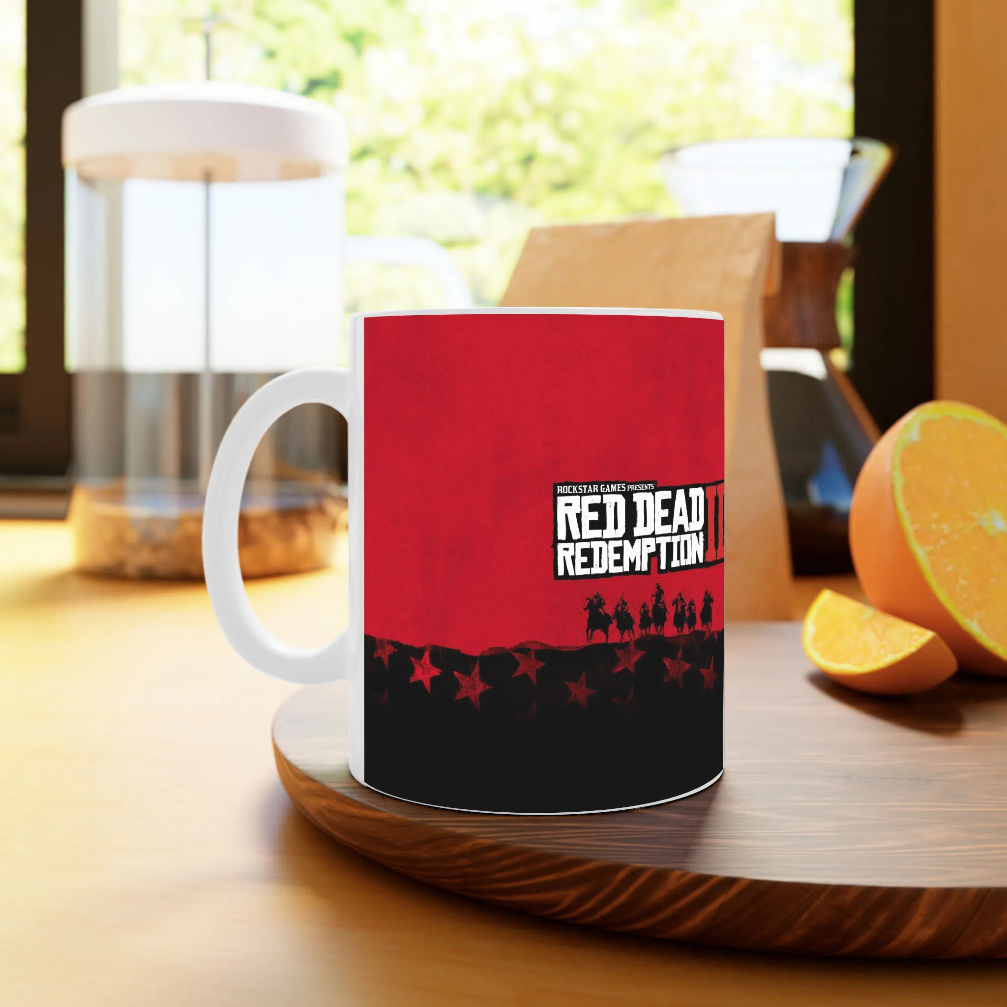 ماگ لیمینات طرح بازی Red Dead Redemption Game کد NM9265 — تصویر 3