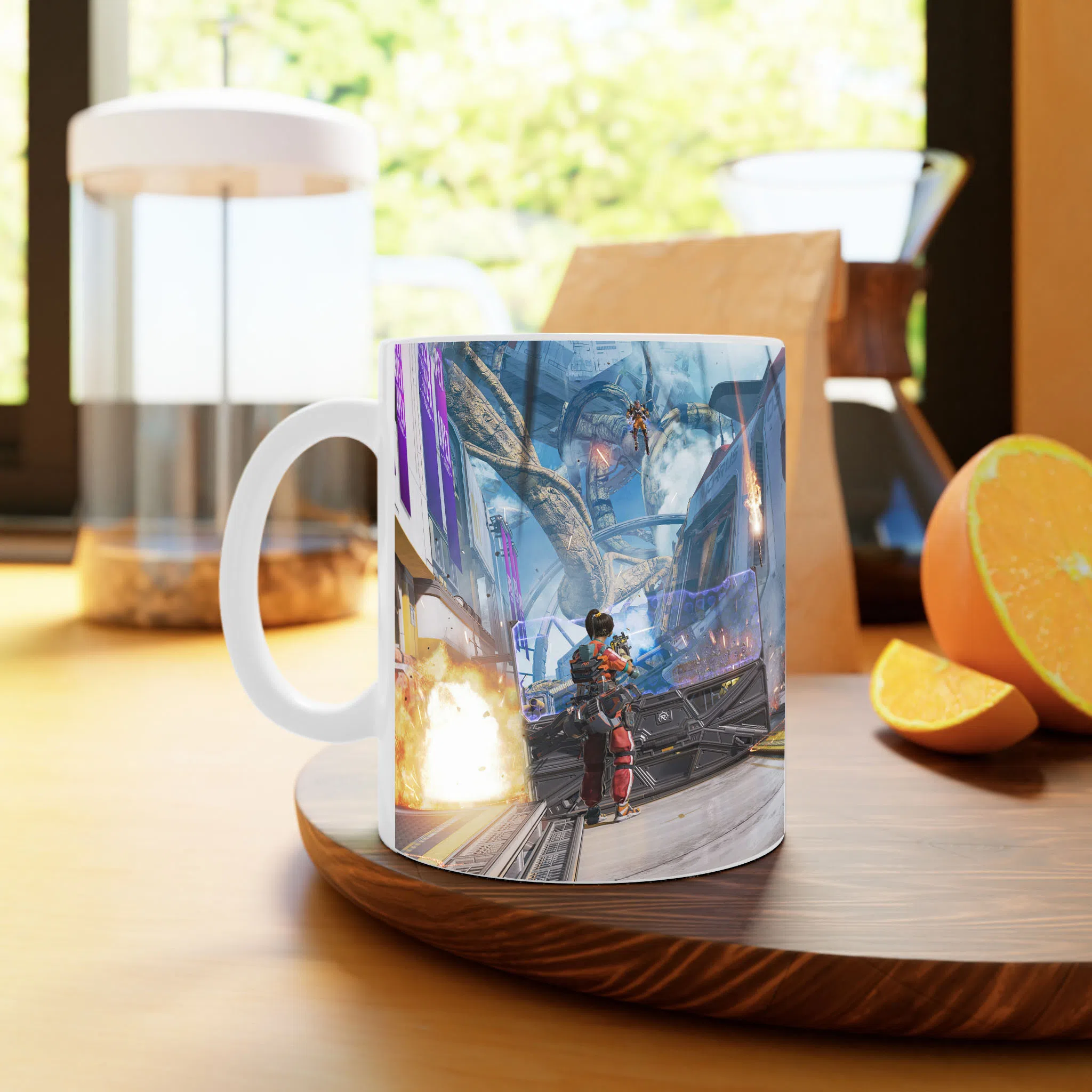 ماگ لیمینات طرح بازی Apex Legends Game کد NM5944 — تصویر 2