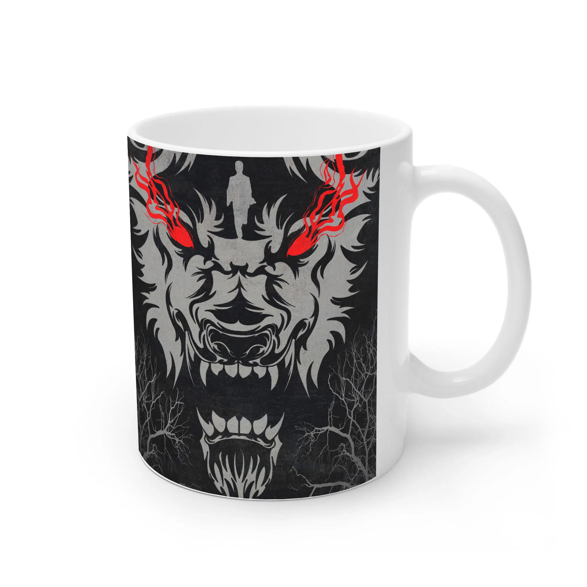 ماگ لیمینات طرح سریال Werewolf by Night کد NM5826 — تصویر 3