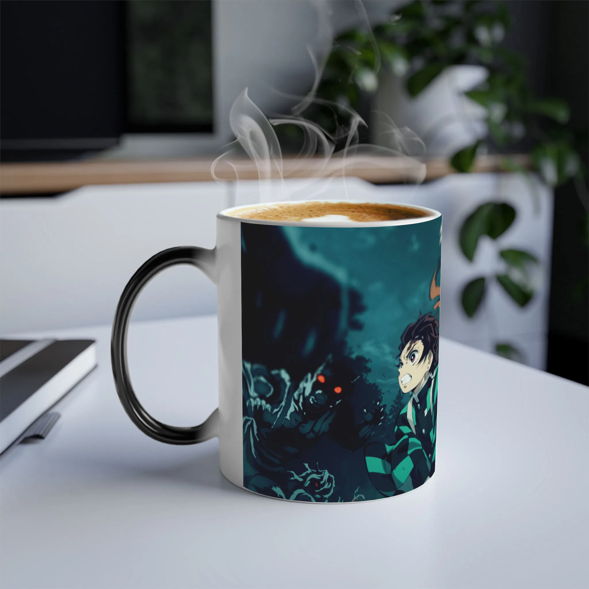 ماگ حرارتی لیمینات طرح انیمه شیطان کش نزوکو Nezuko Kimetsu no Yaiba Demon Slayer کد NM0656 — تصویر 3