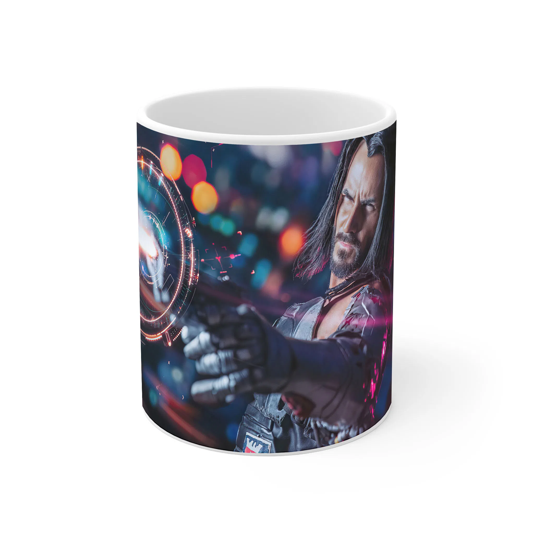 ماگ لیمینات طرح بازی سایبرپانک Cyberpunk 2077 Game کد NM6623 — تصویر 2